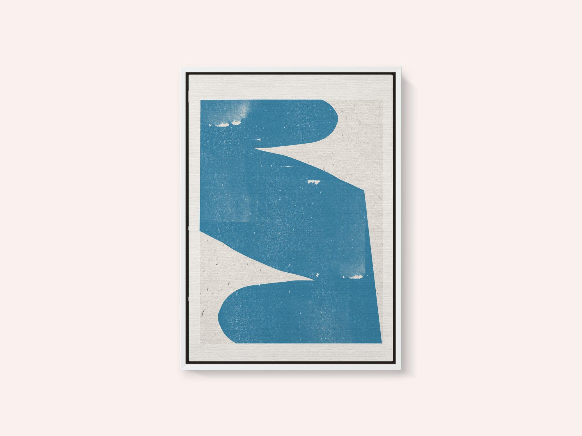 Blue Abstract Curve