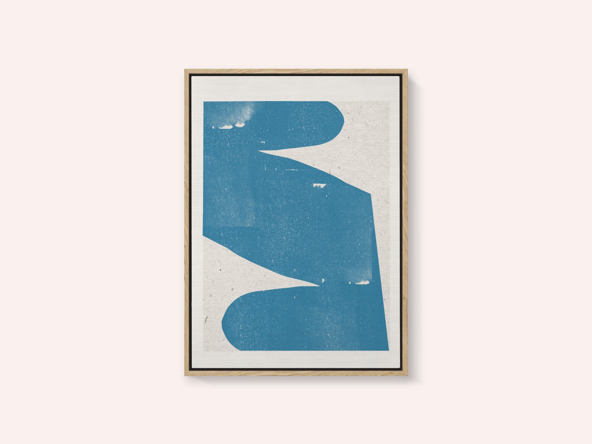 Blue Abstract Curve