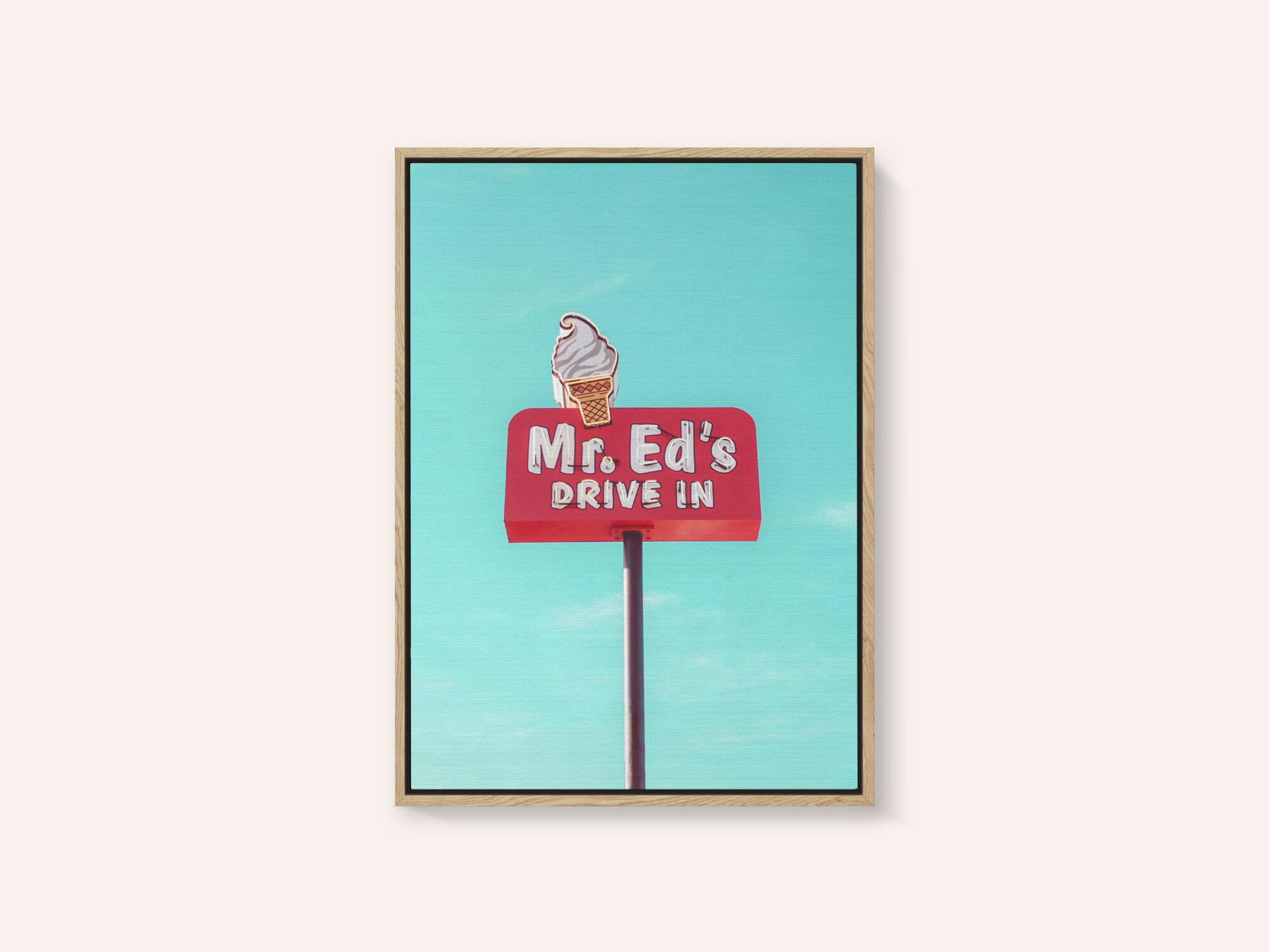 Mr. Ed's Drive In Vintage Sign in Urbana, Missouri, USA