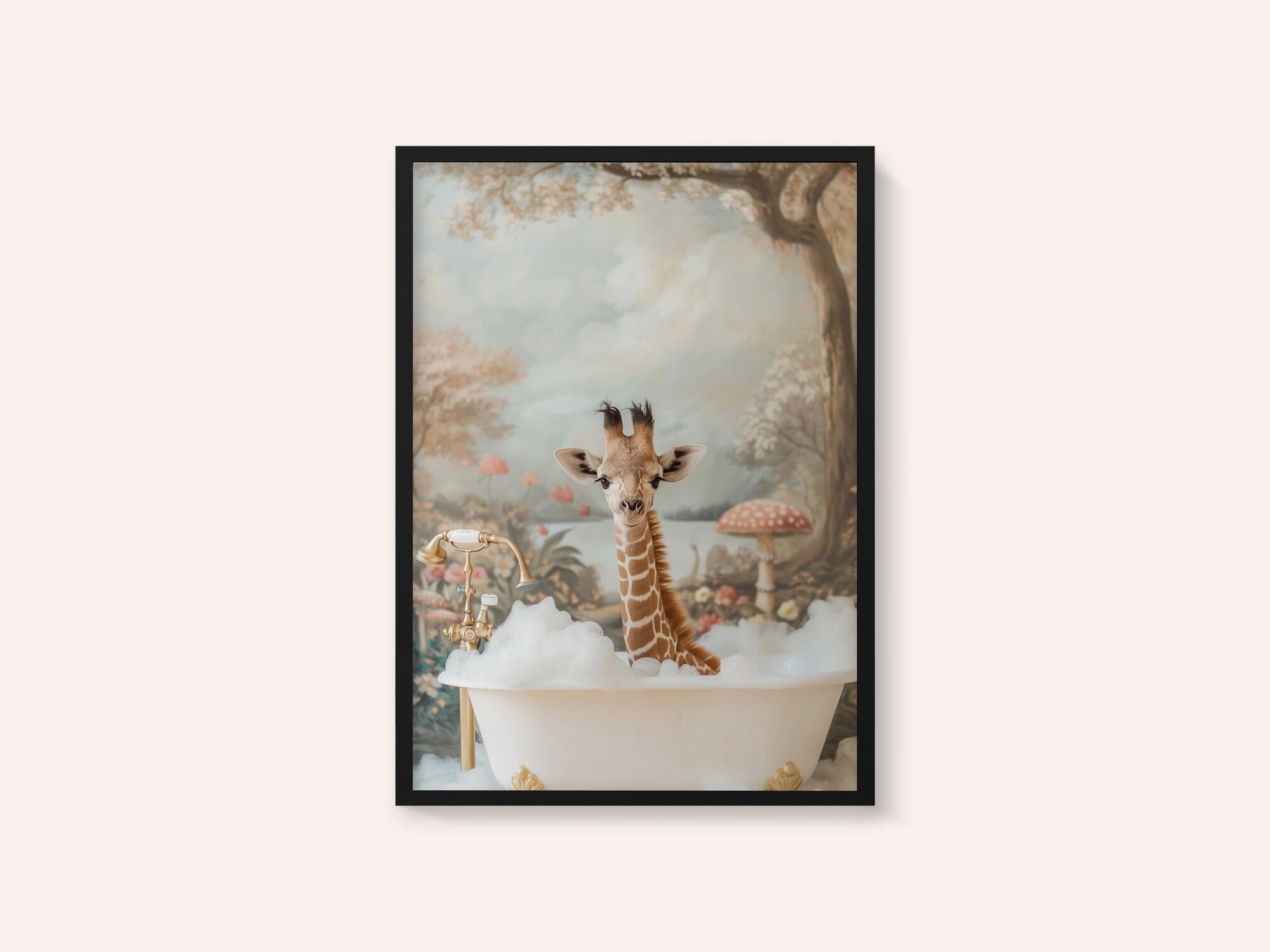 Whimsical Giraffe Soak