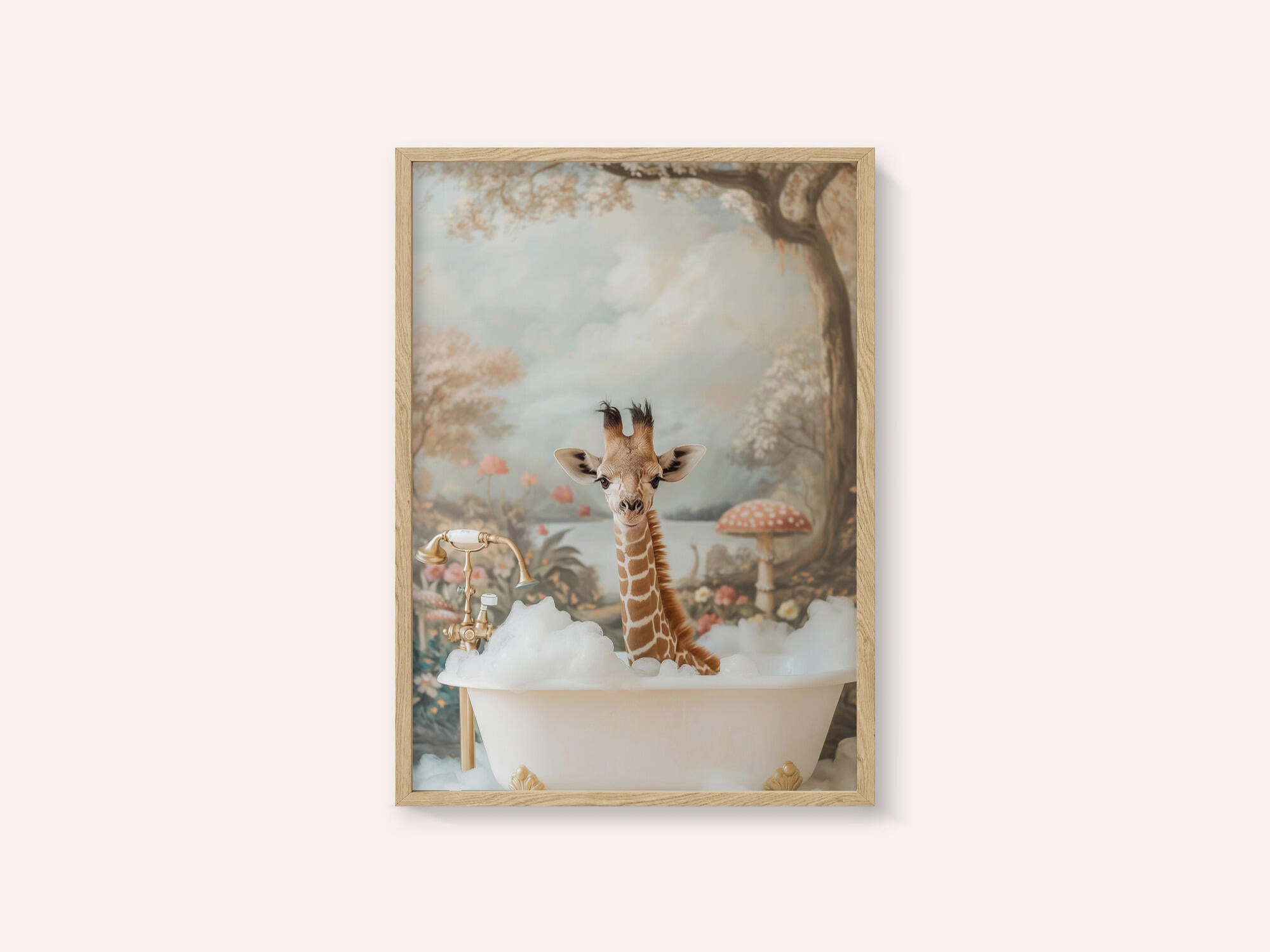 Whimsical Giraffe Soak