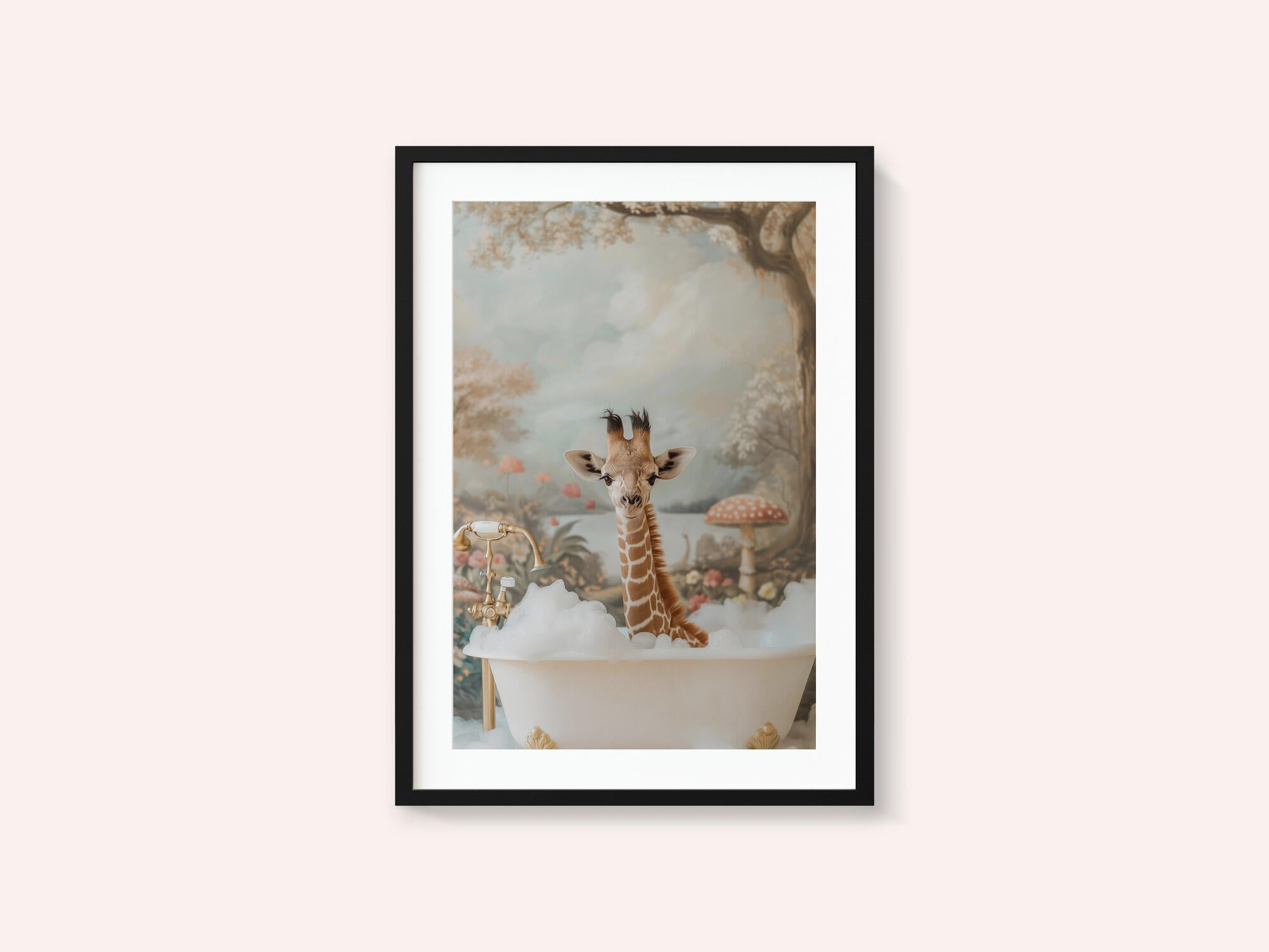 Whimsical Giraffe Soak