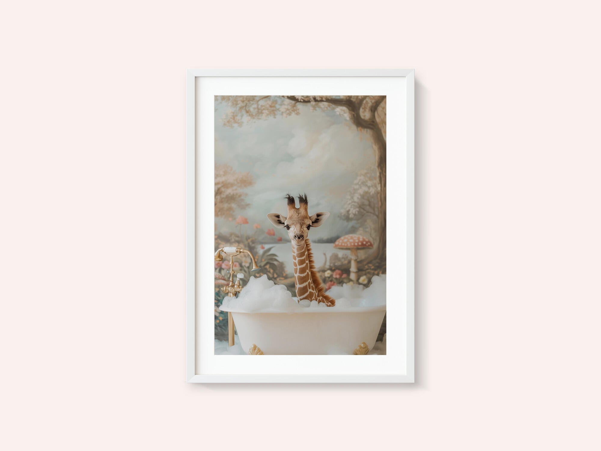 Whimsical Giraffe Soak