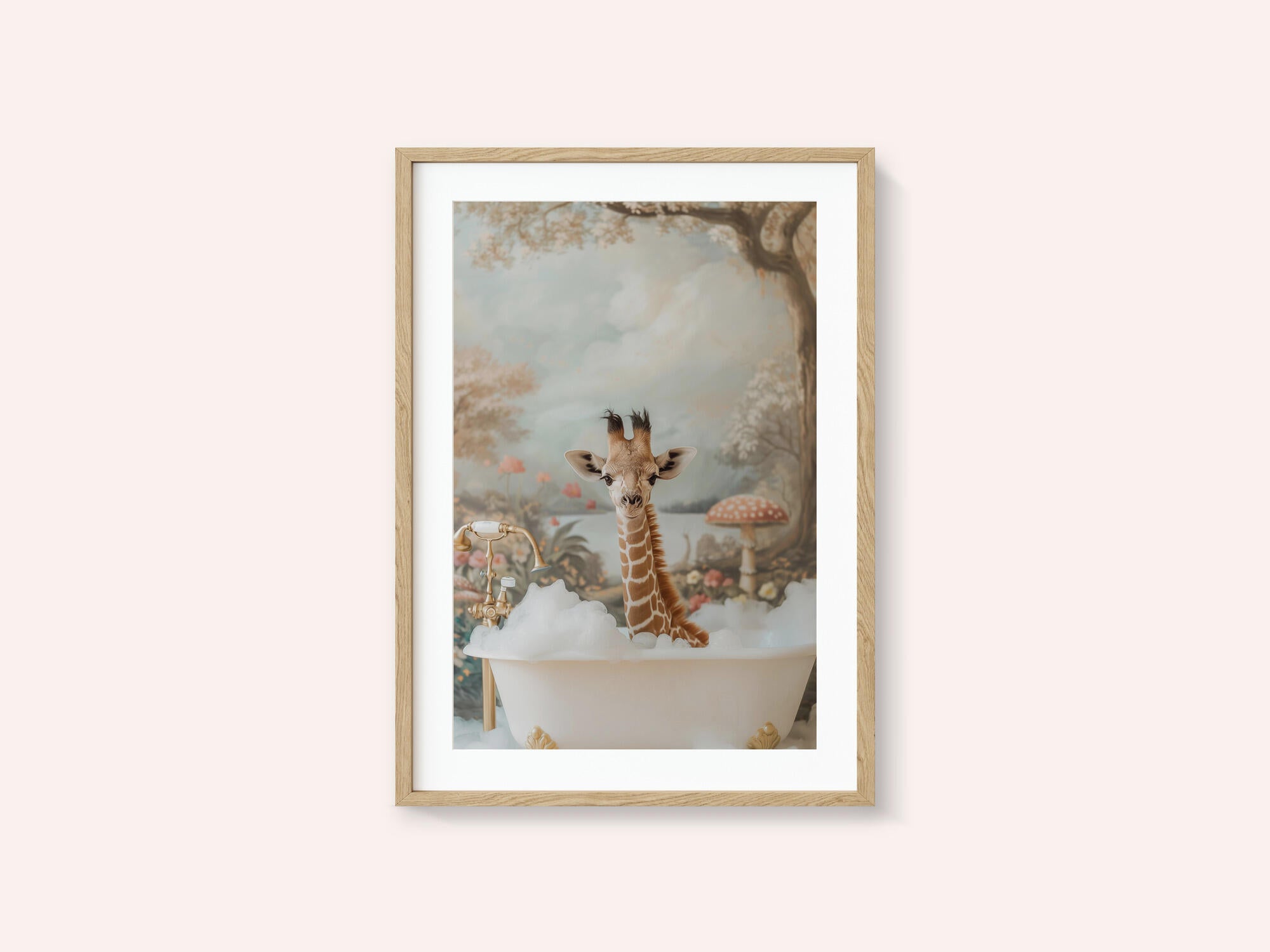 Whimsical Giraffe Soak