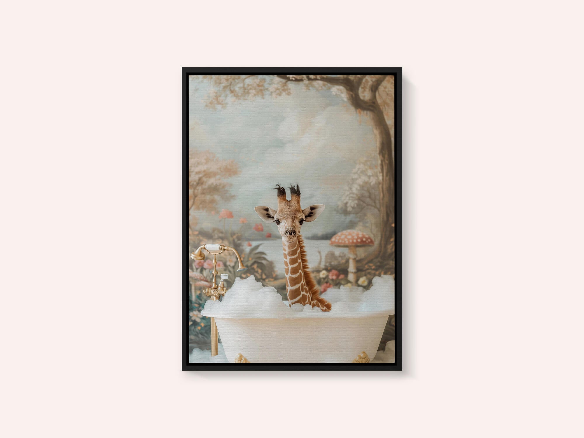 Whimsical Giraffe Soak