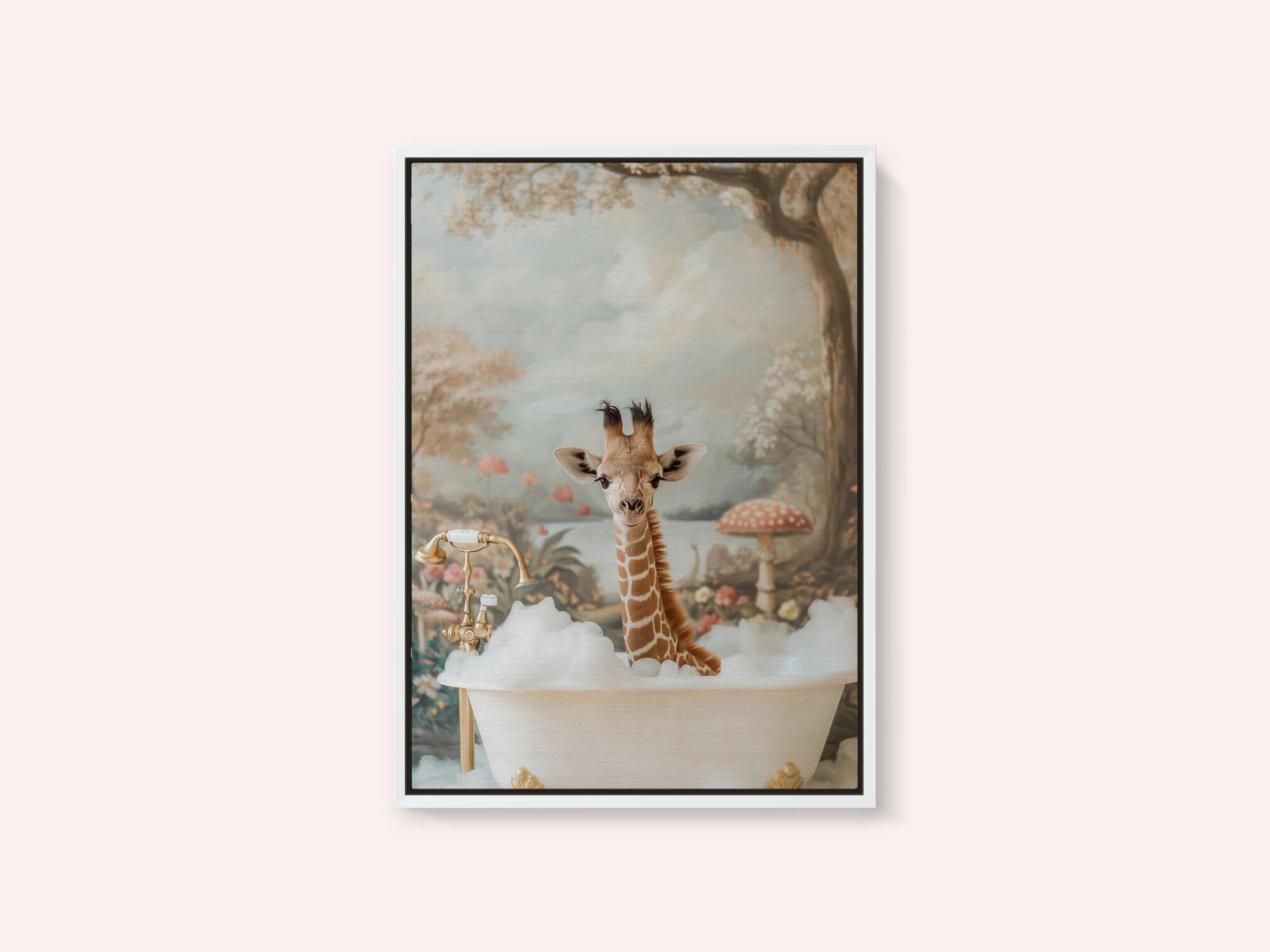 Whimsical Giraffe Soak
