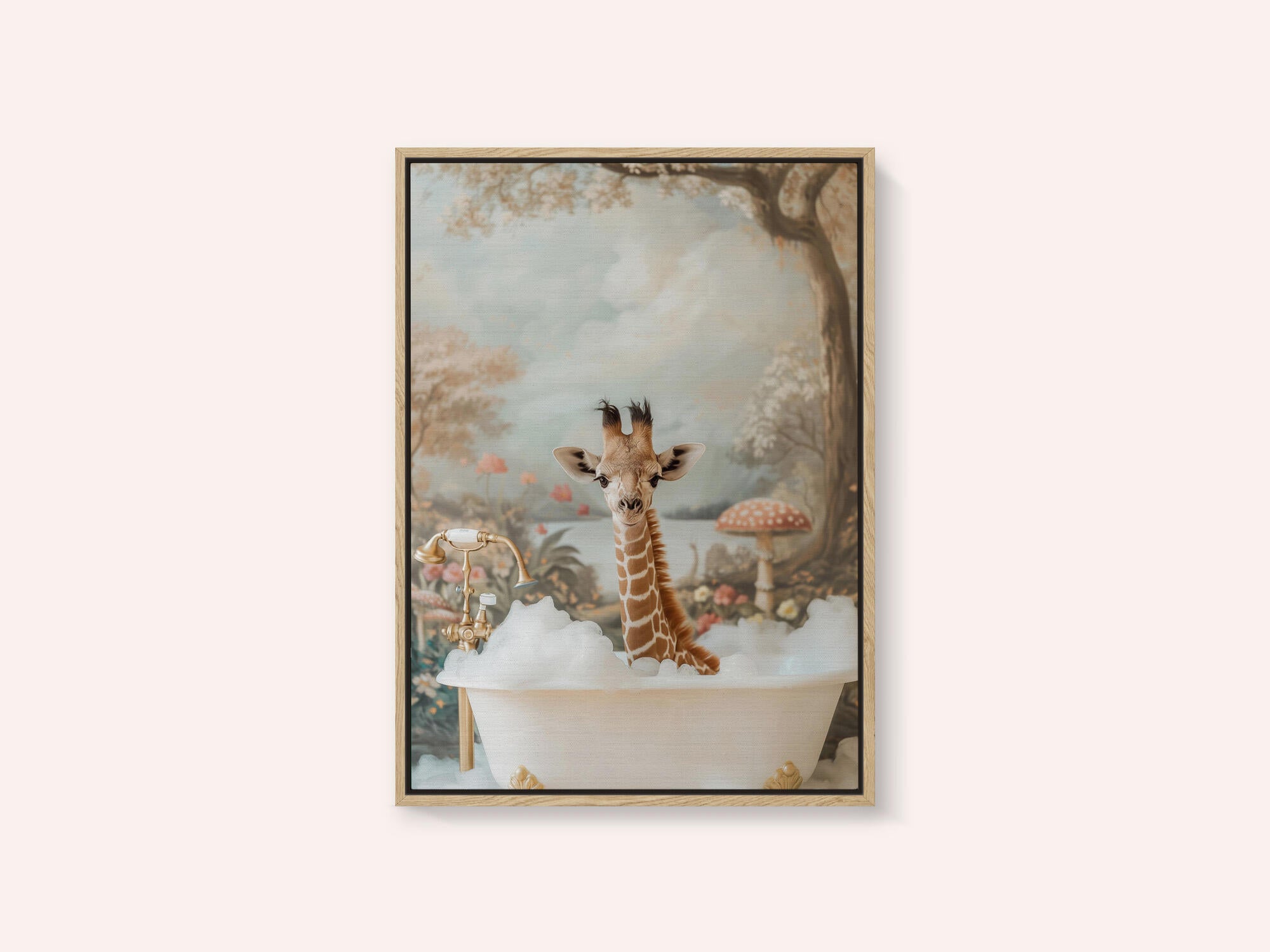 Whimsical Giraffe Soak