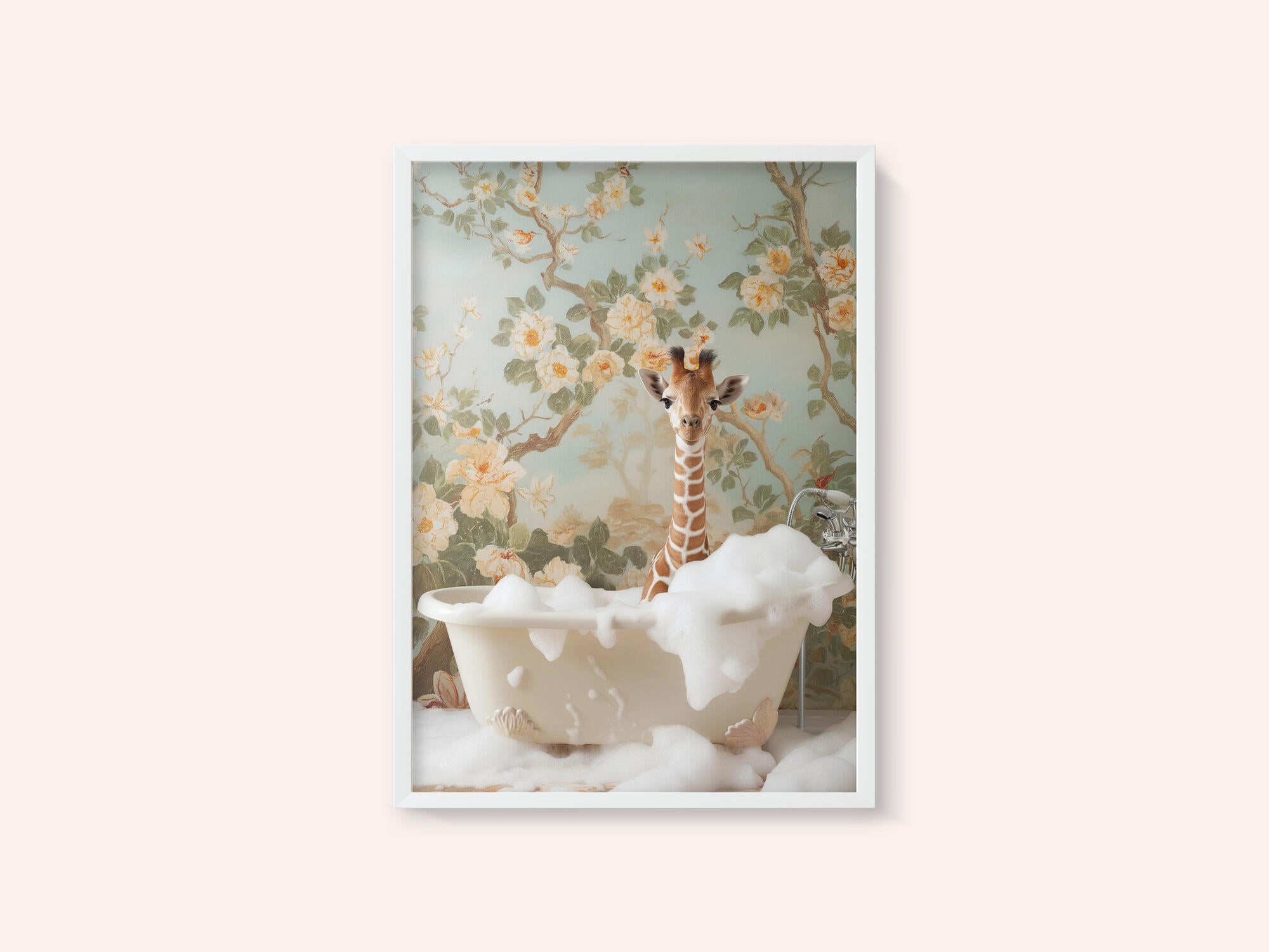 Giraffe Blossom Bath