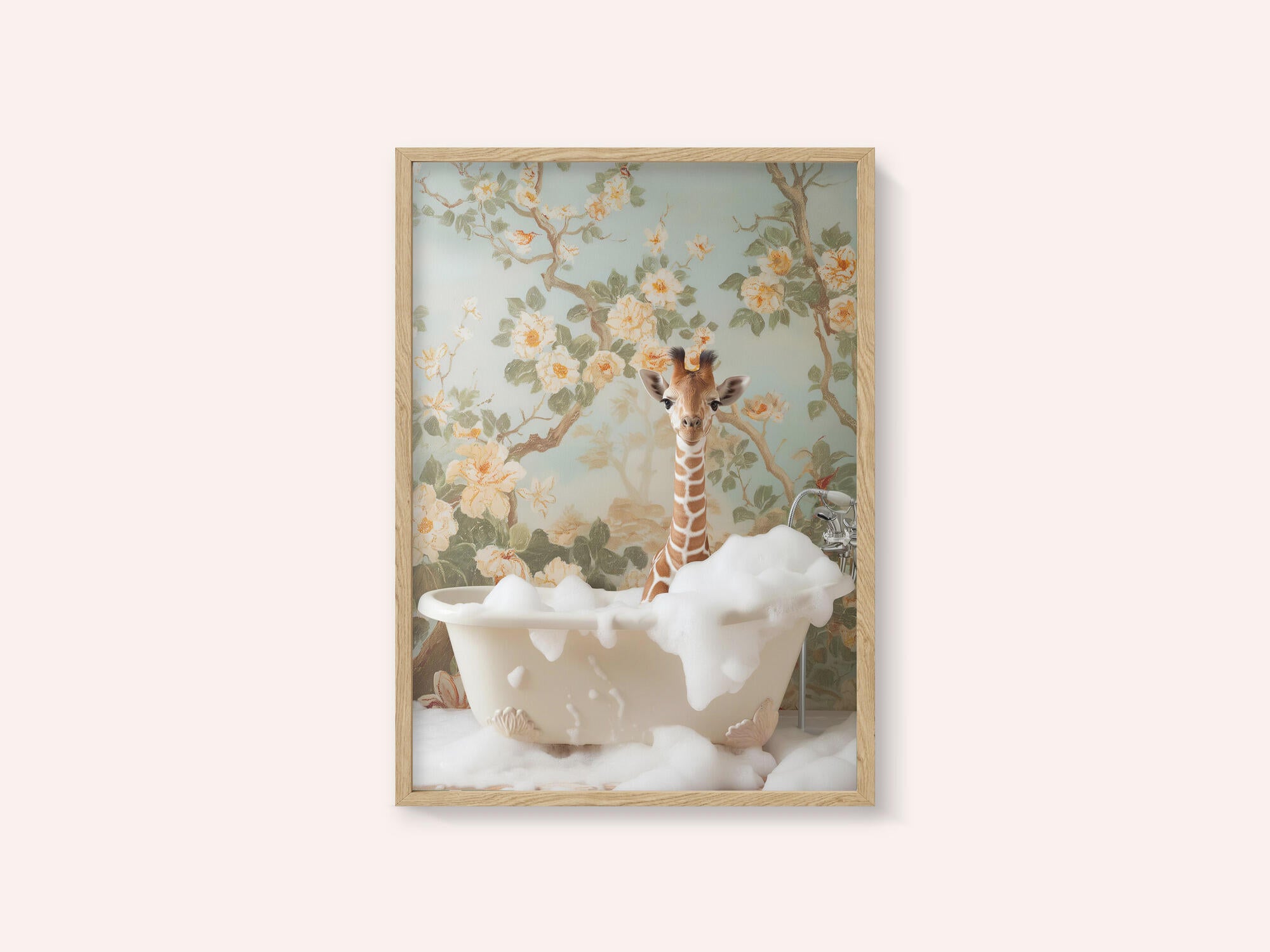 Giraffe Blossom Bath