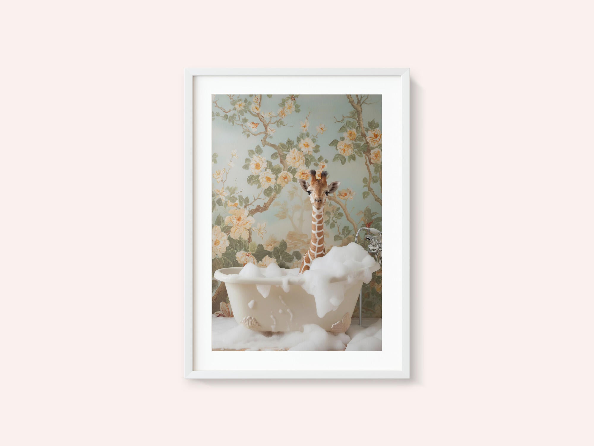 Giraffe Blossom Bath