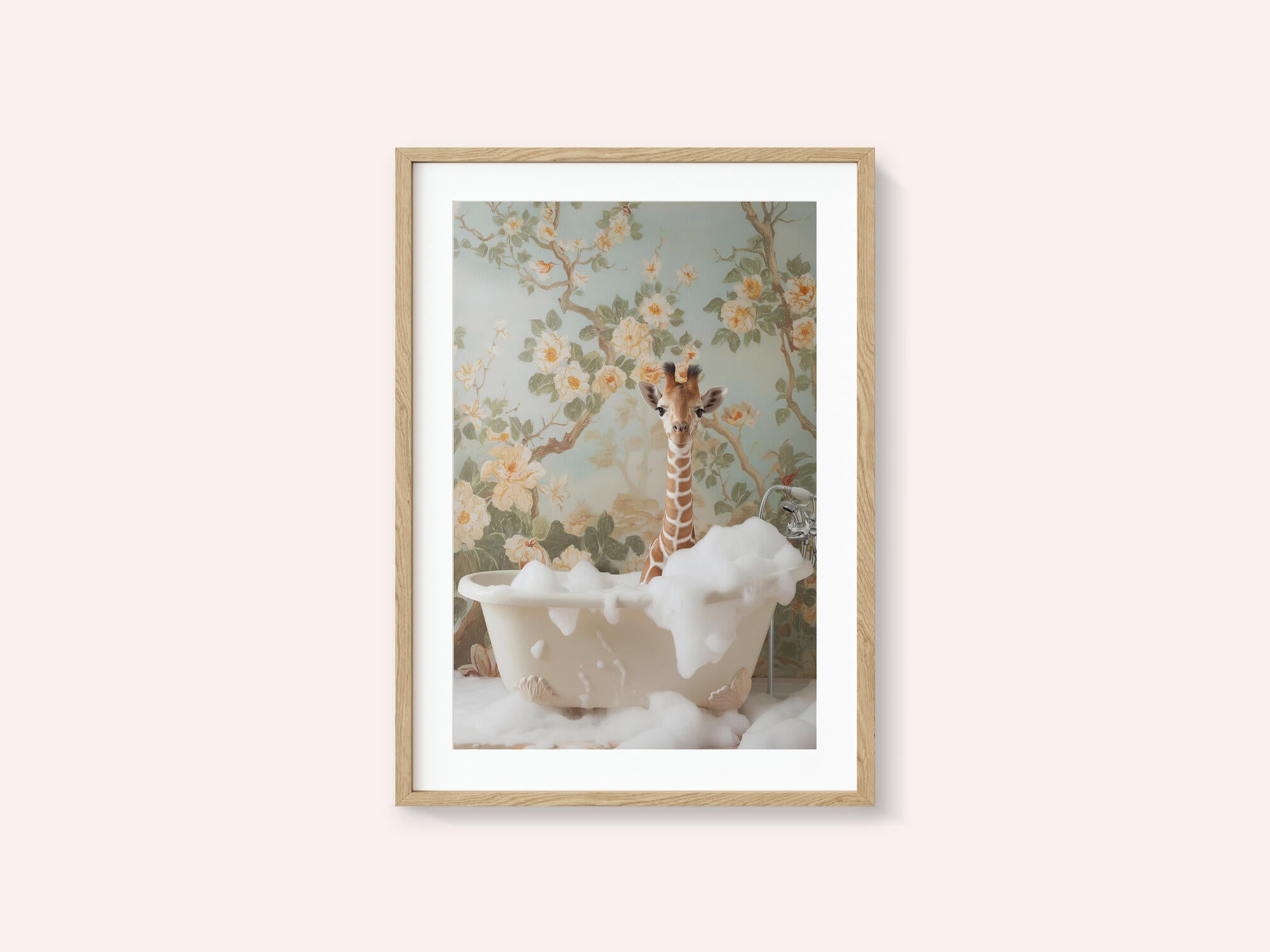Giraffe Blossom Bath