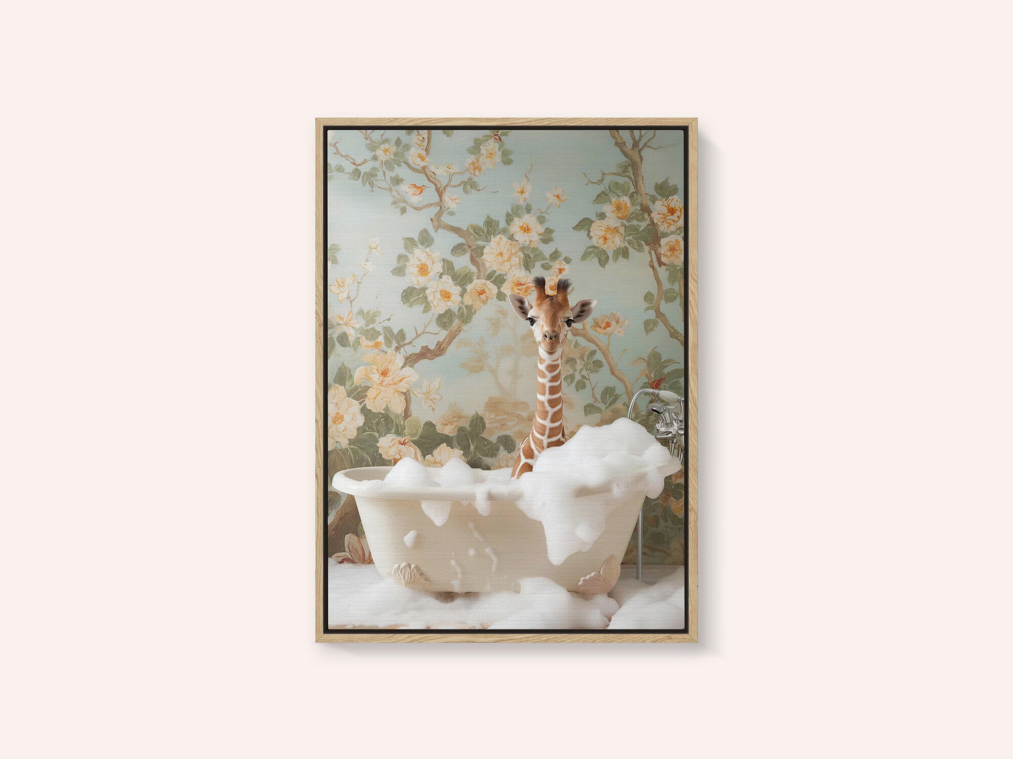 Giraffe Blossom Bath