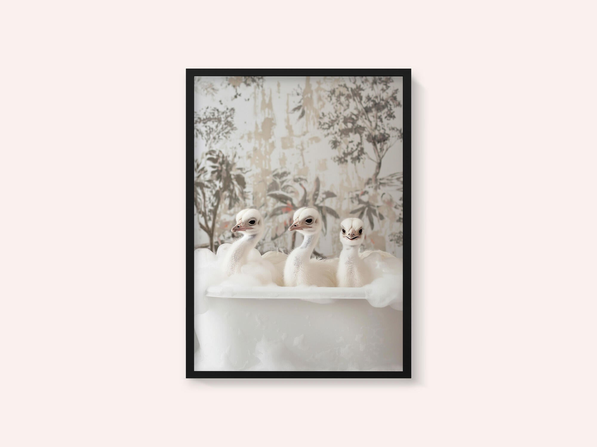 Ostrich Bath Time Delight