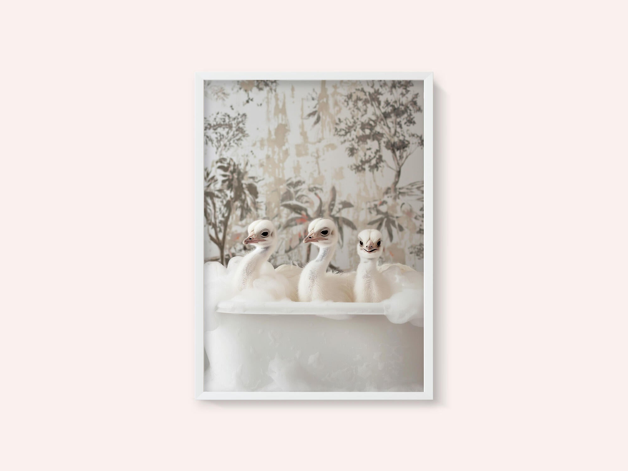 Ostrich Bath Time Delight