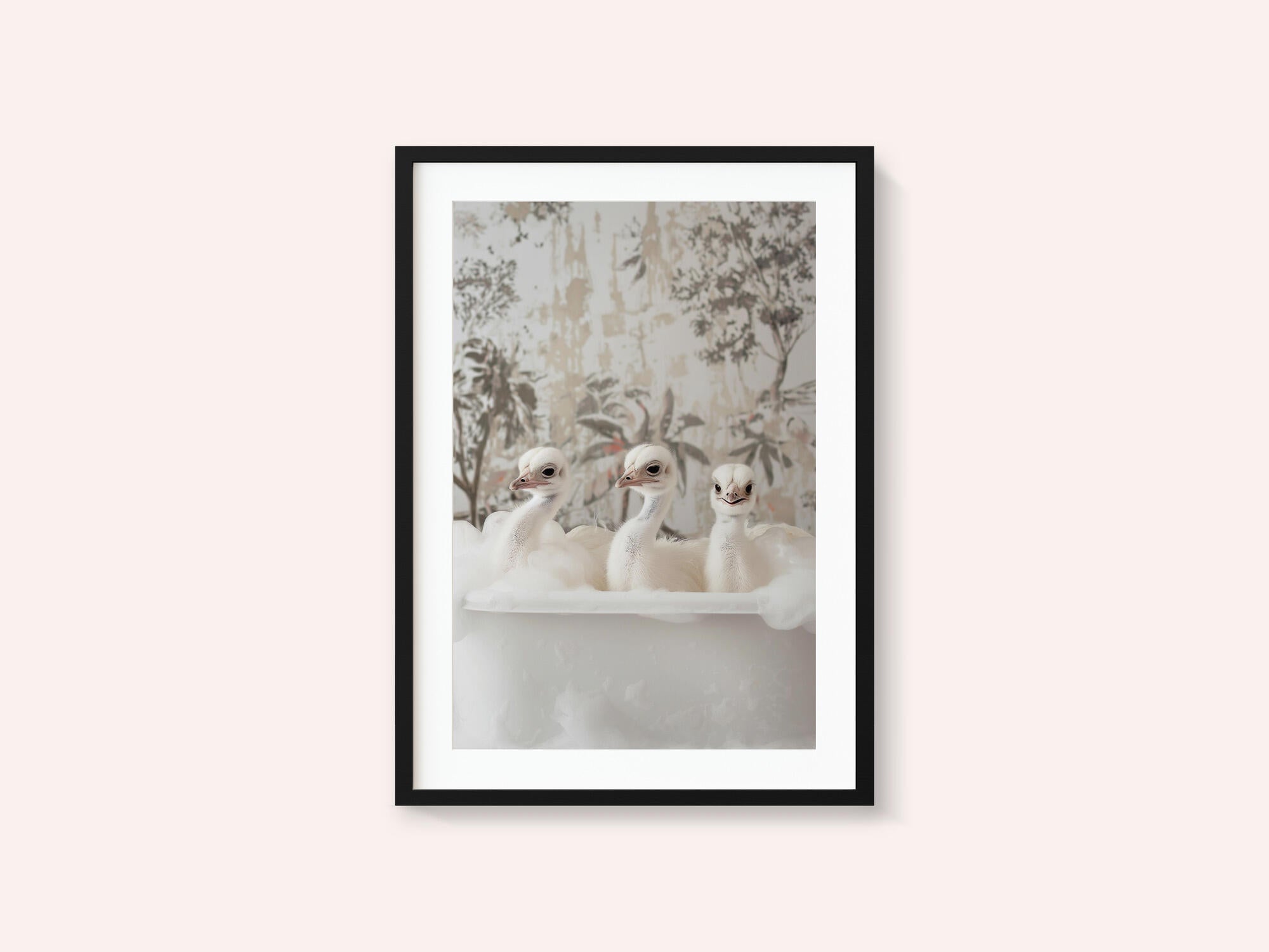 Ostrich Bath Time Delight