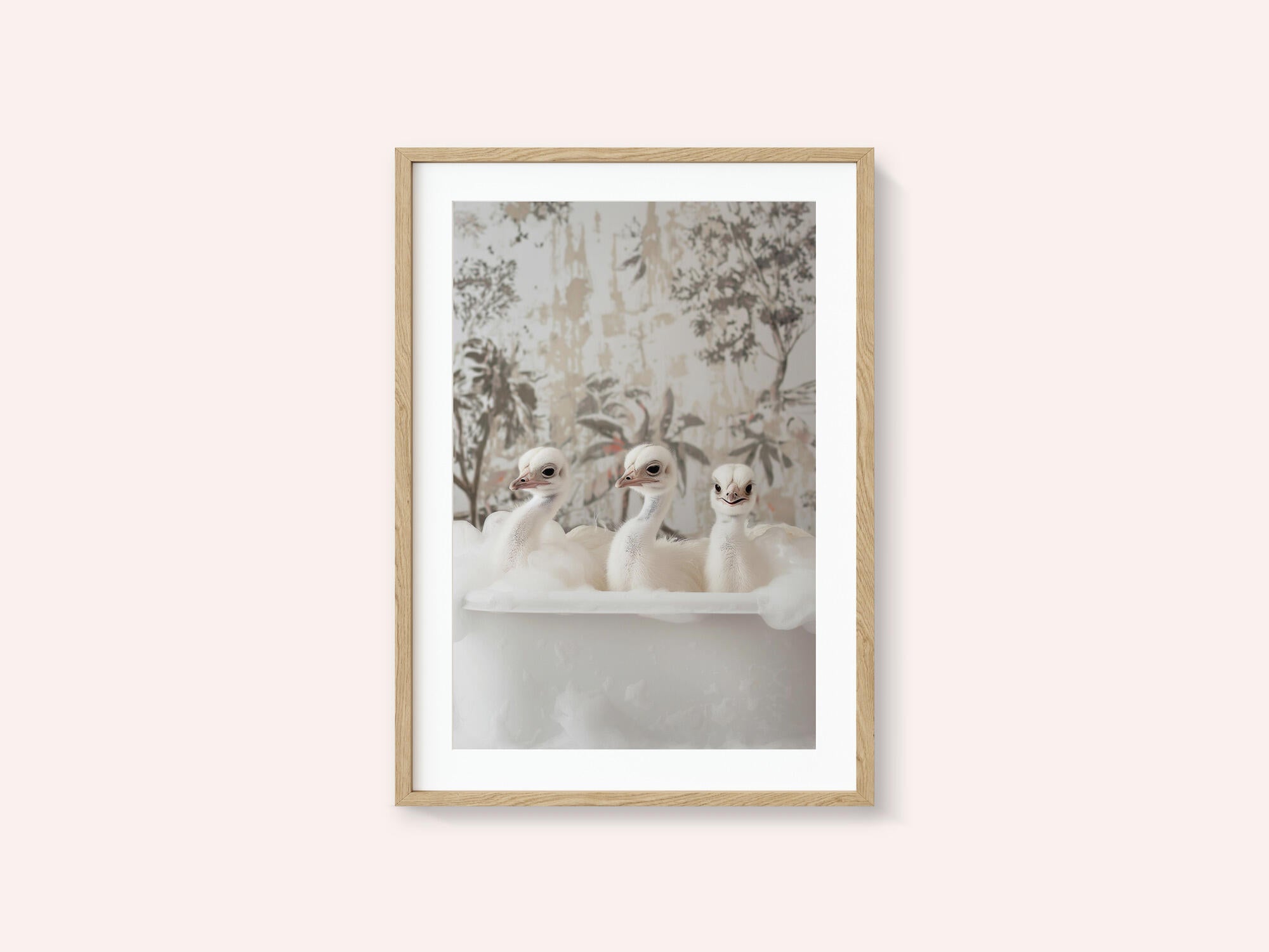 Ostrich Bath Time Delight