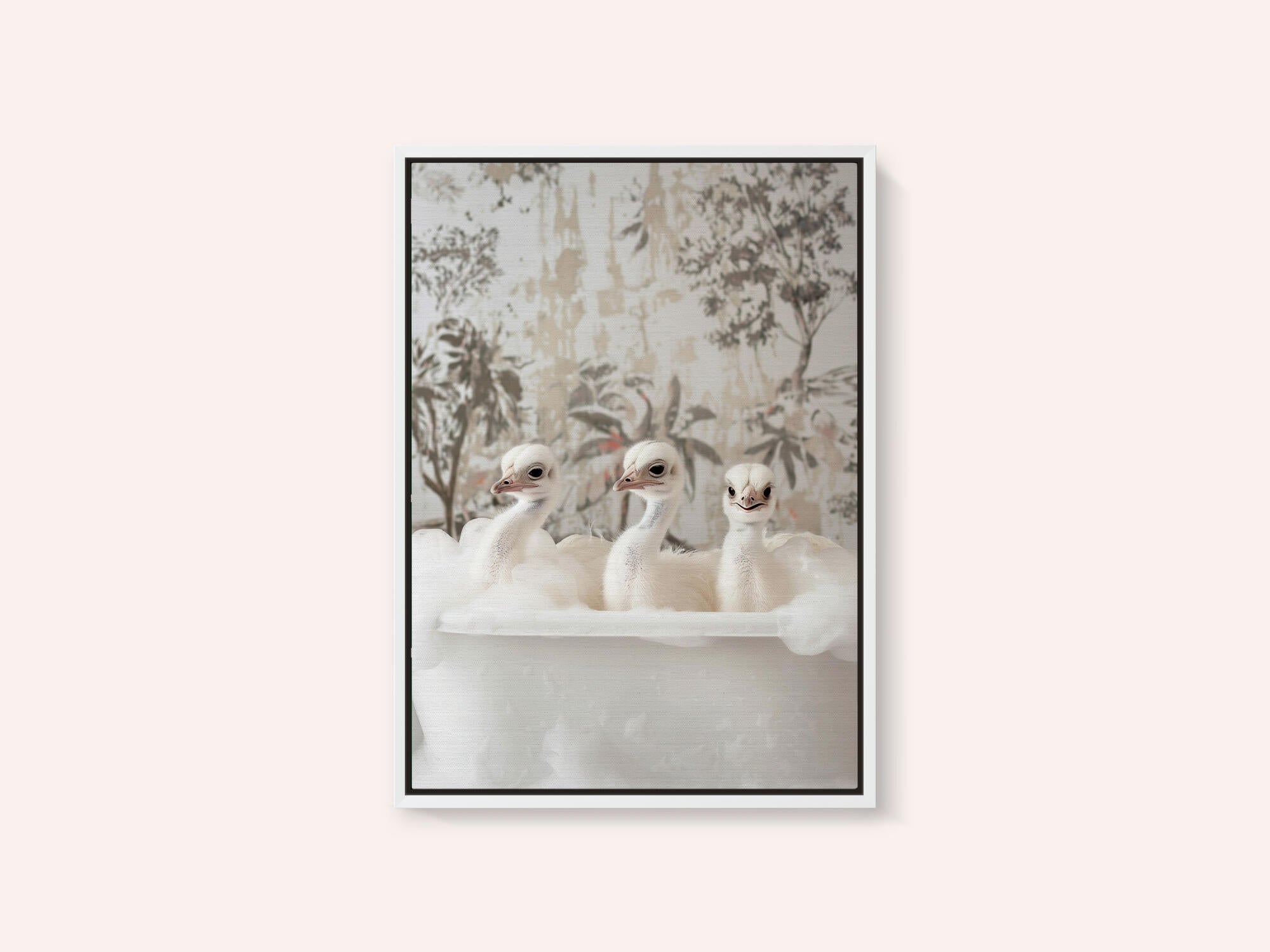 Ostrich Bath Time Delight