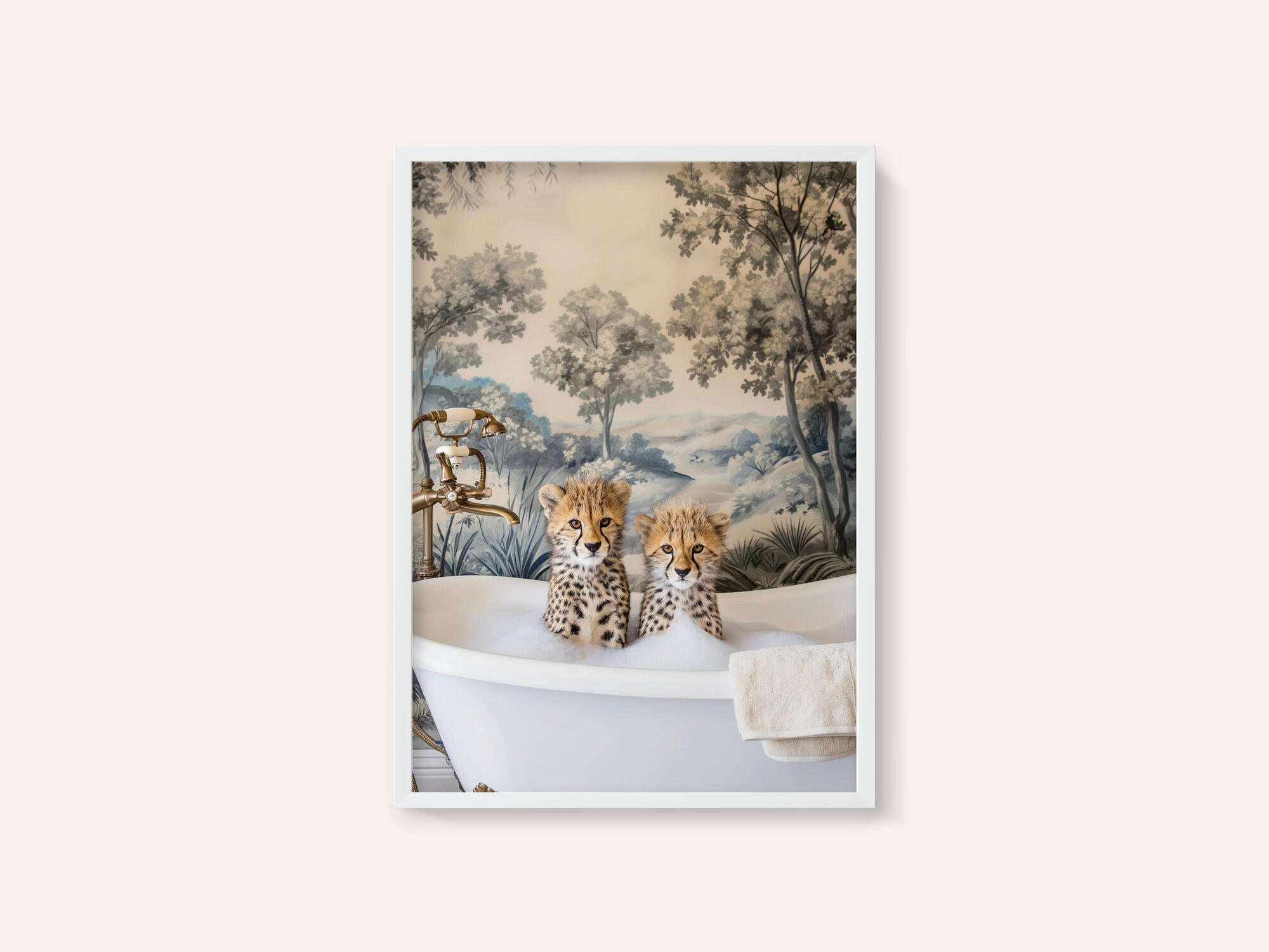 Cheetah Bath Time Duo