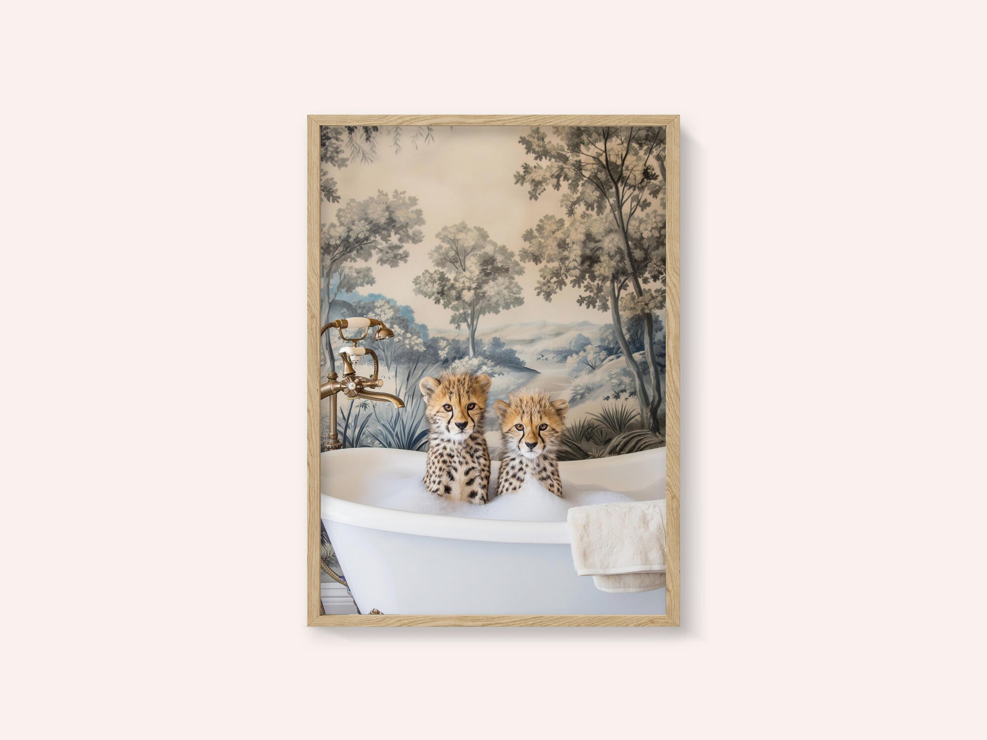 Cheetah Bath Time Duo