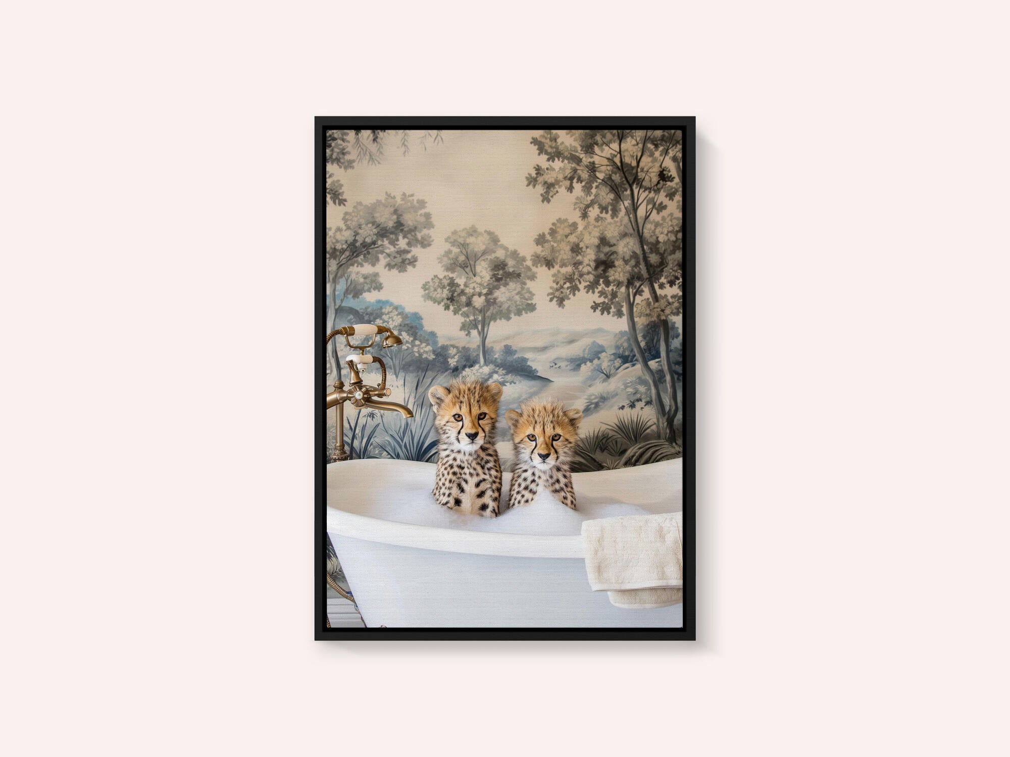 Cheetah Bath Time Duo