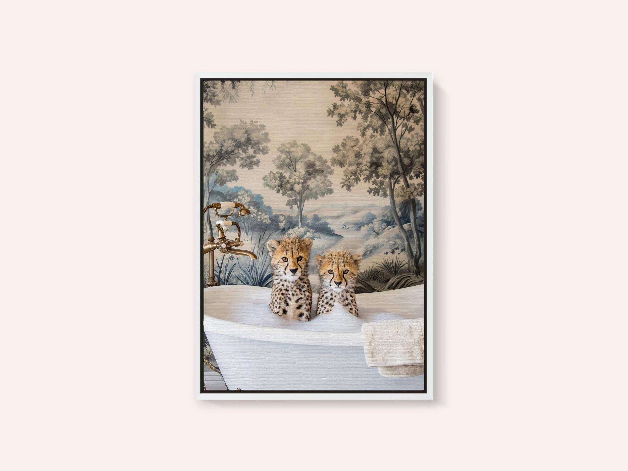 Cheetah Bath Time Duo