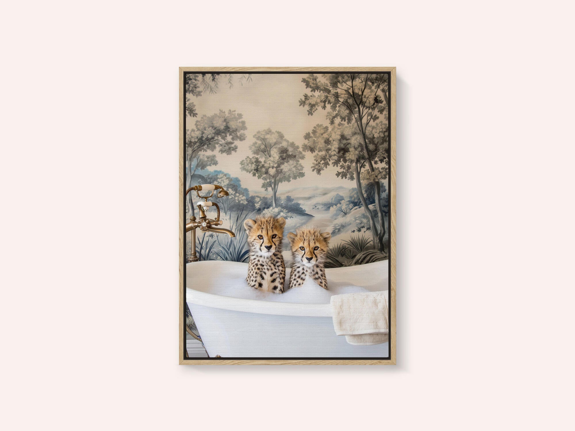Cheetah Bath Time Duo