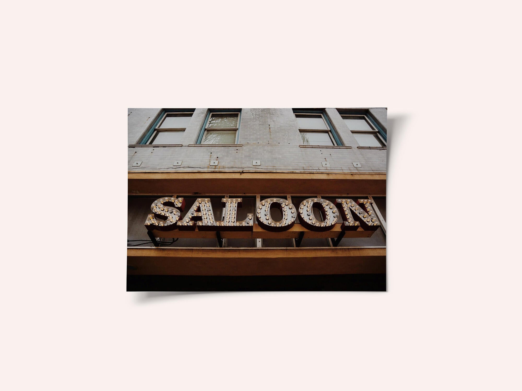 Vintage Saloon Sign