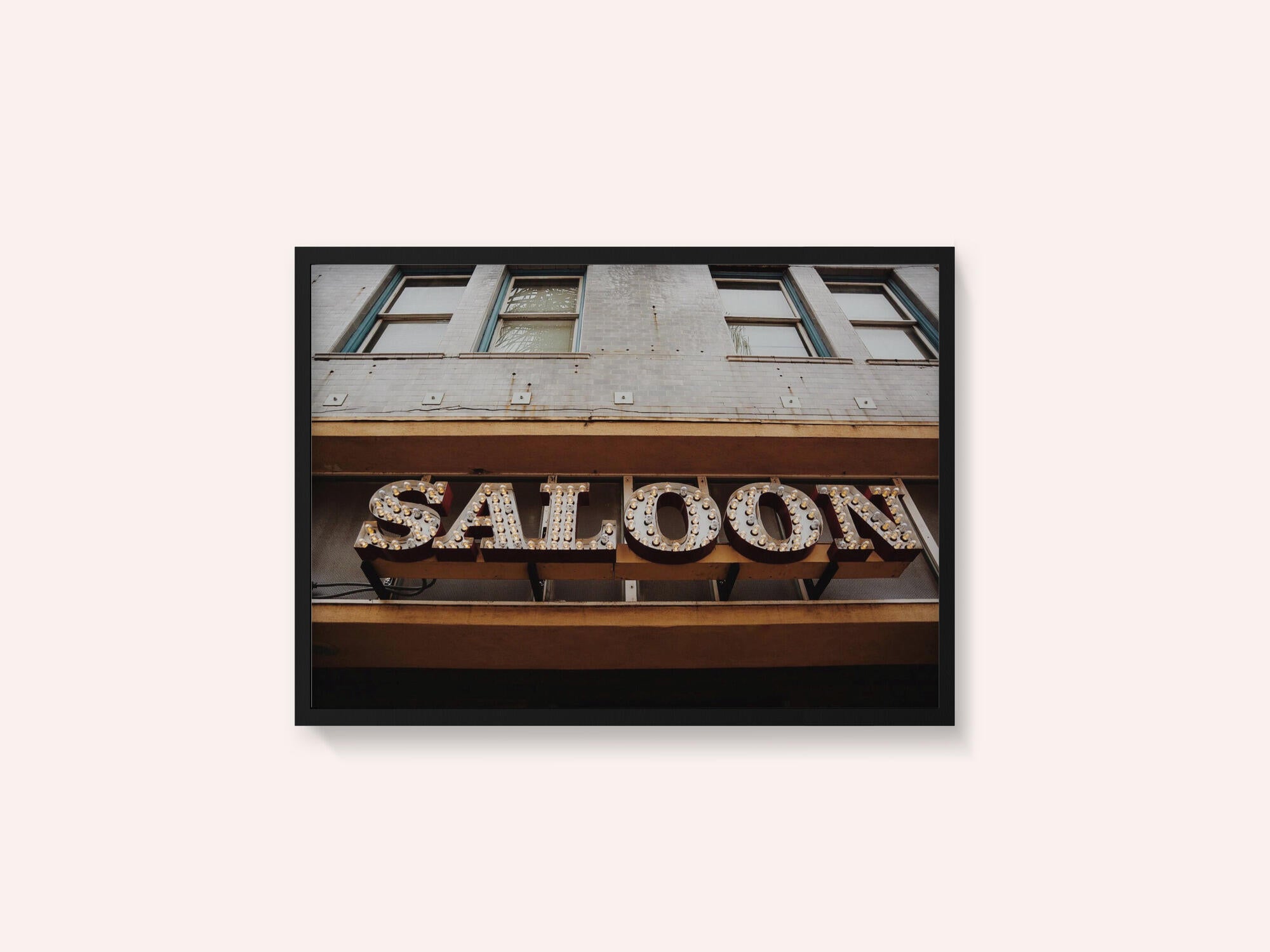 Vintage Saloon Sign