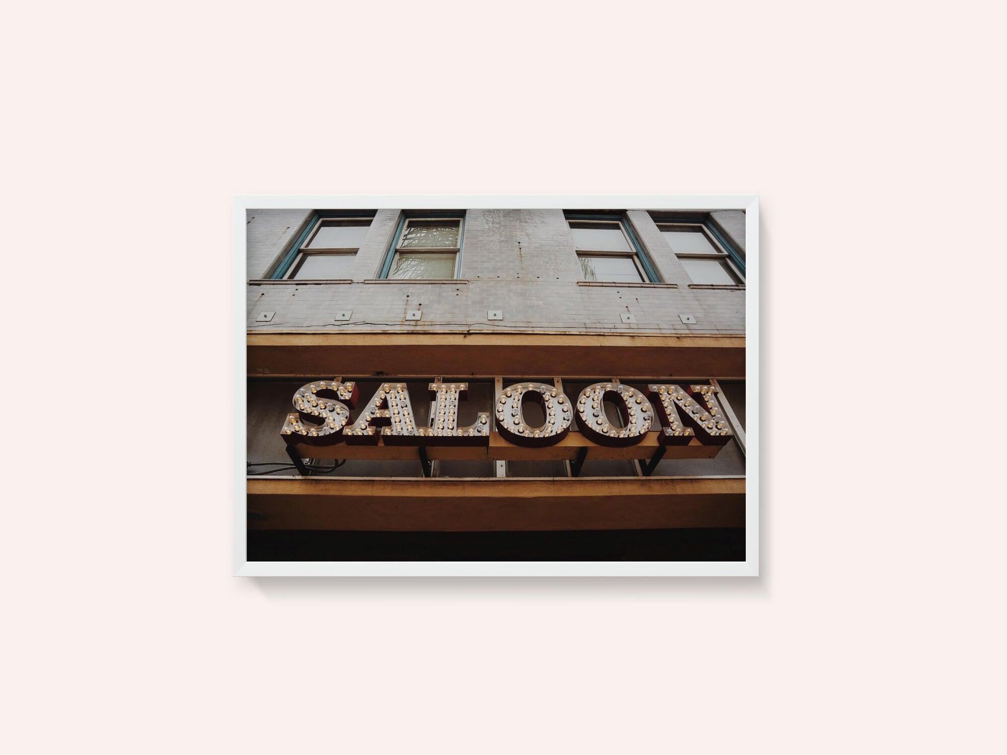 Vintage Saloon Sign