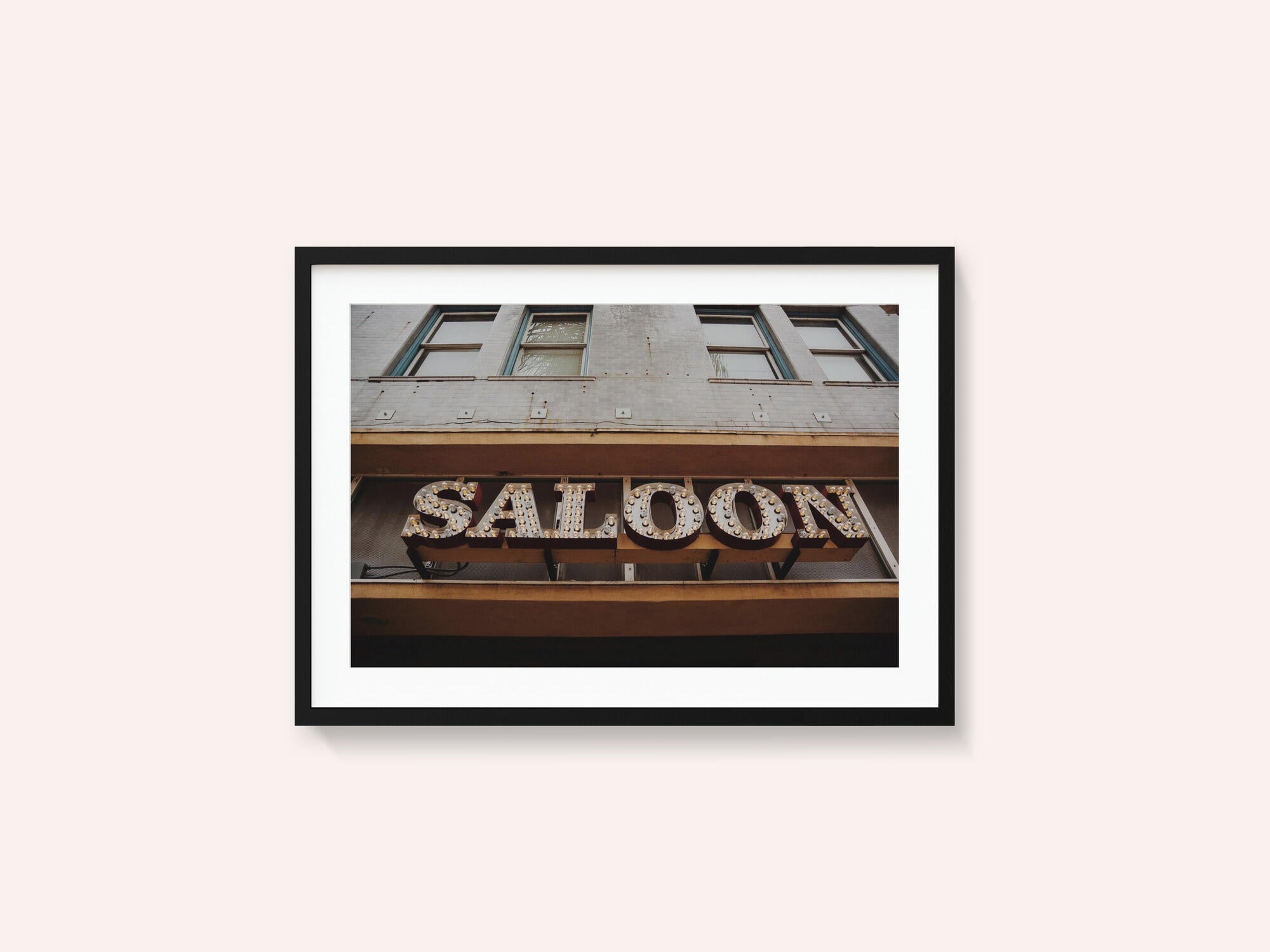 Vintage Saloon Sign