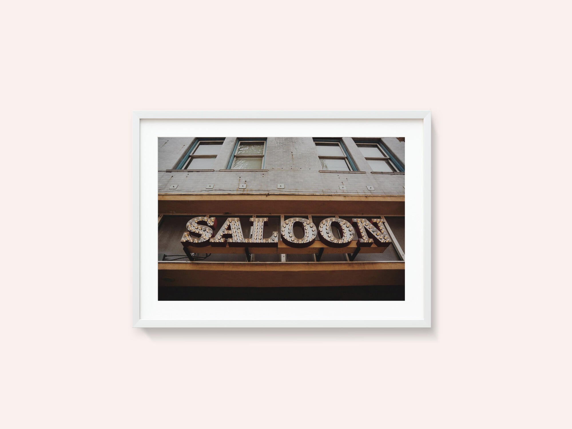 Vintage Saloon Sign