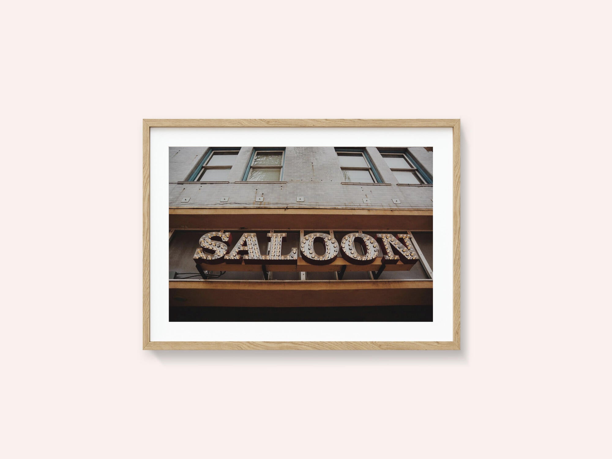 Vintage Saloon Sign