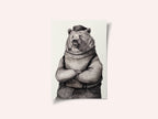 Bear In Vintage Attire