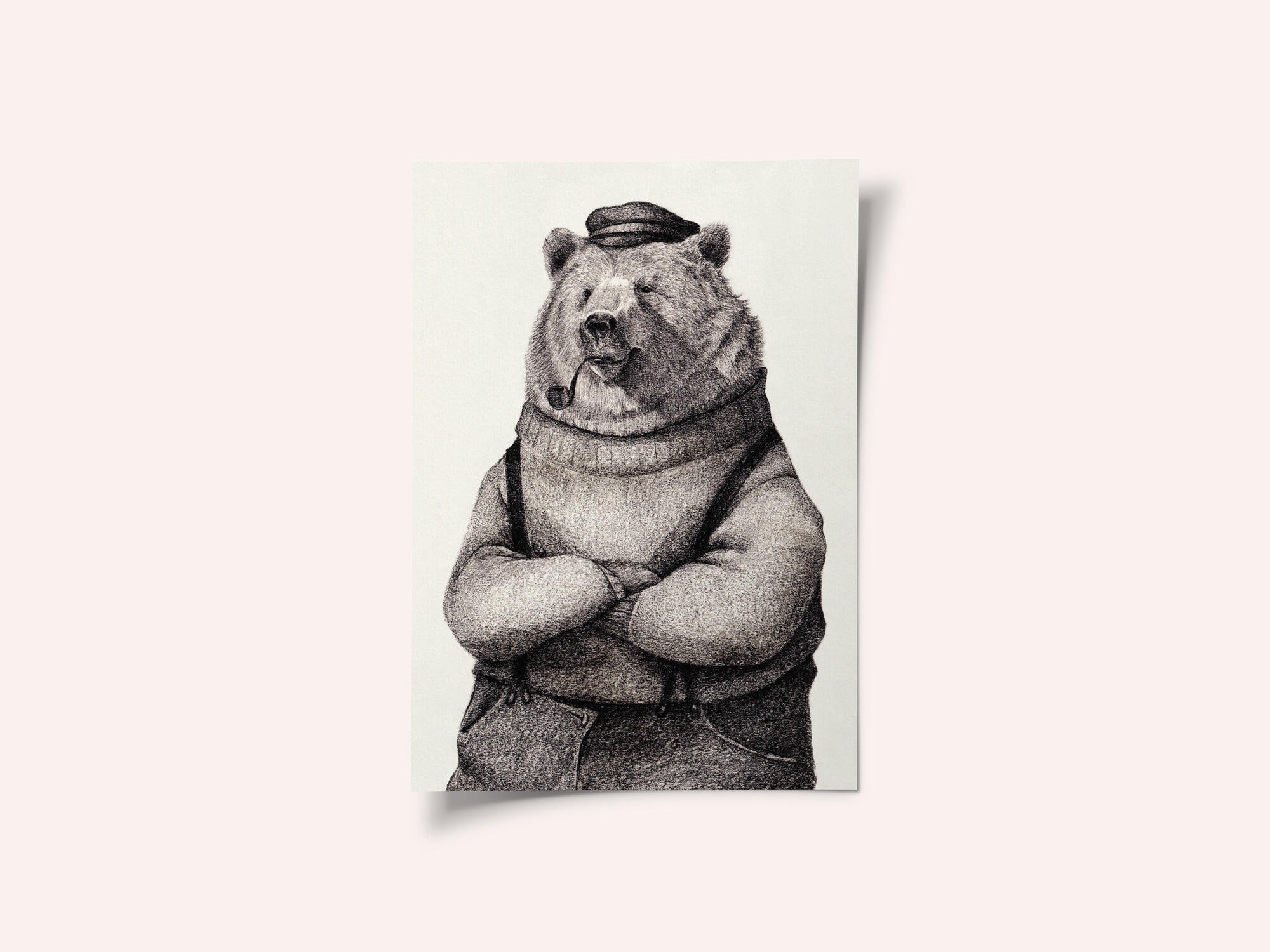 Bear In Vintage Attire