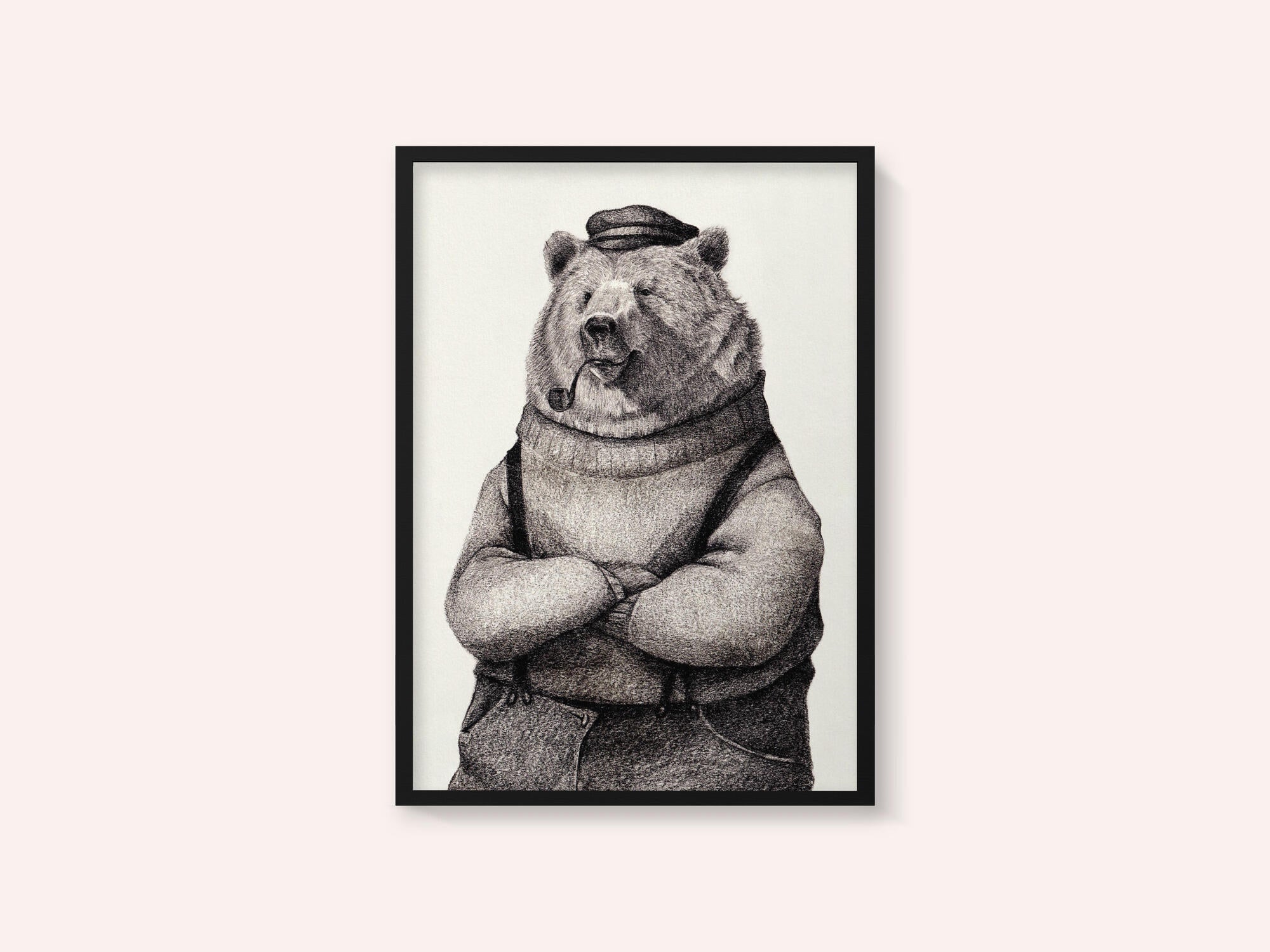 Bear In Vintage Attire