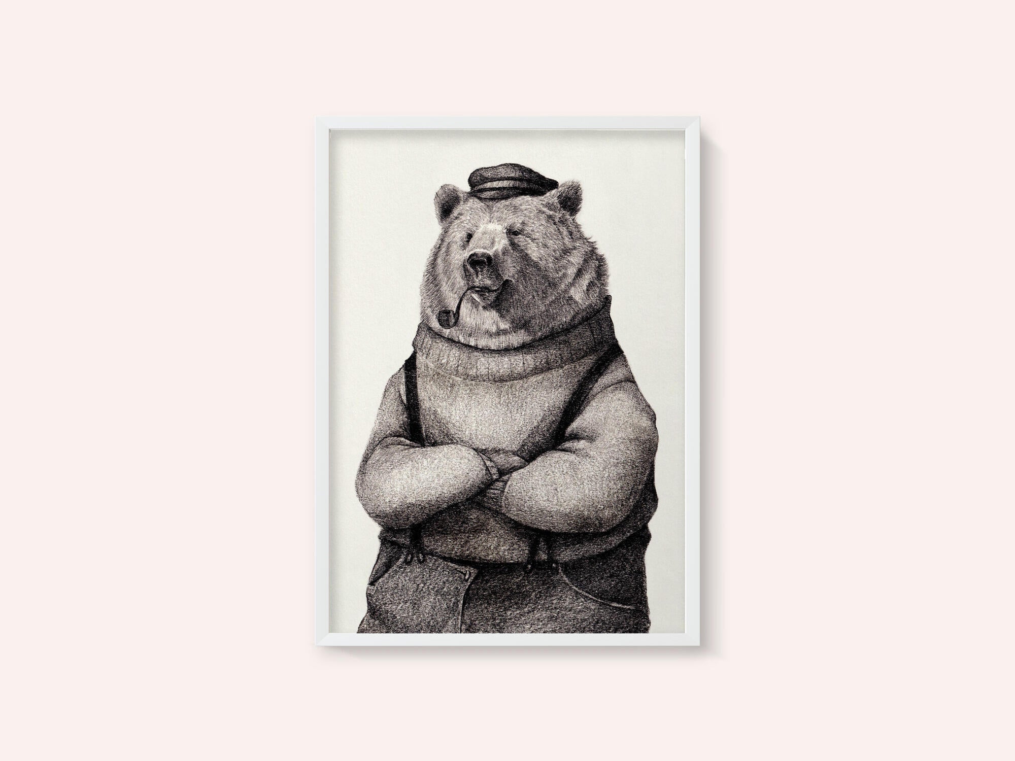 Bear In Vintage Attire