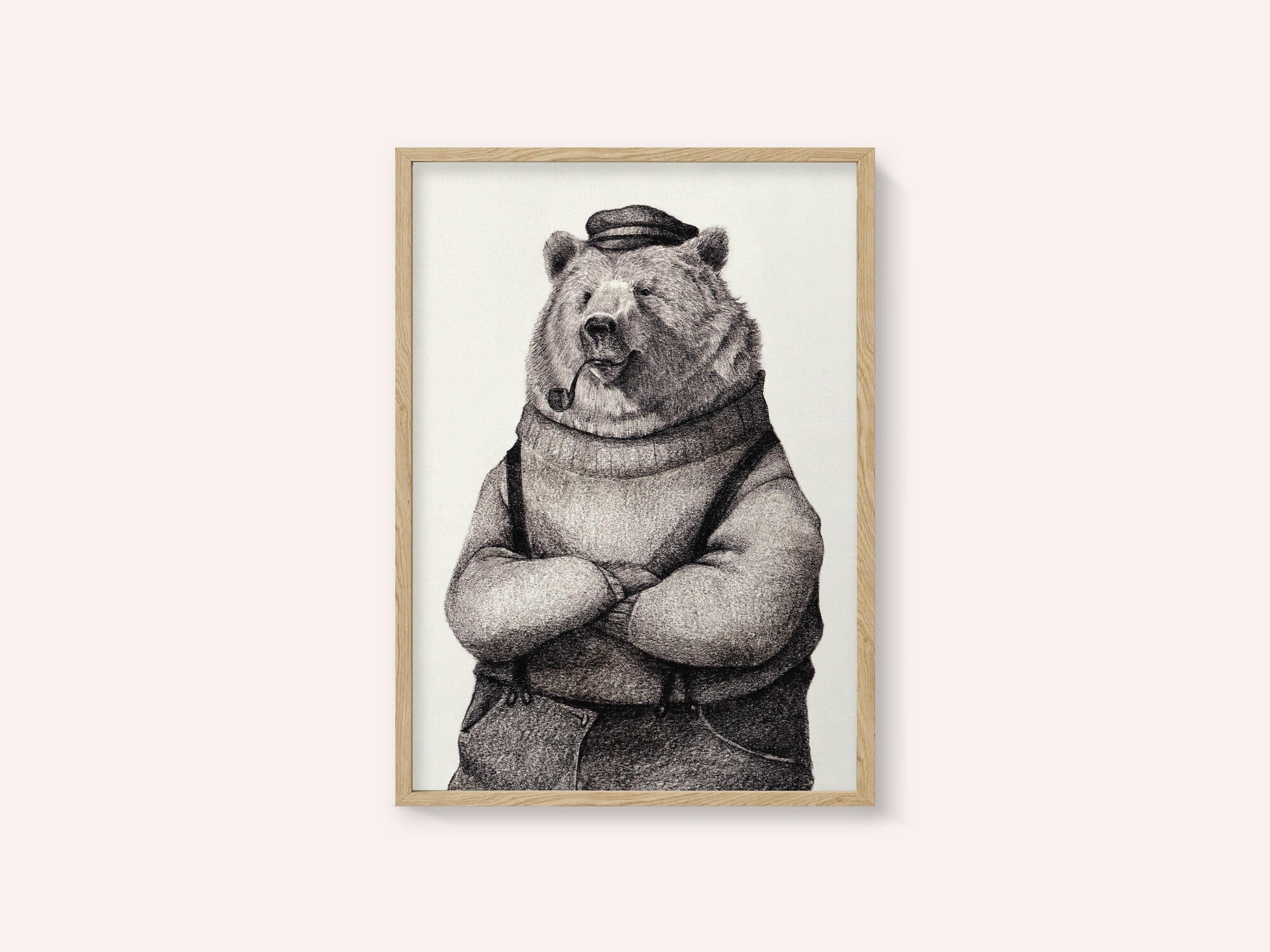 Bear In Vintage Attire