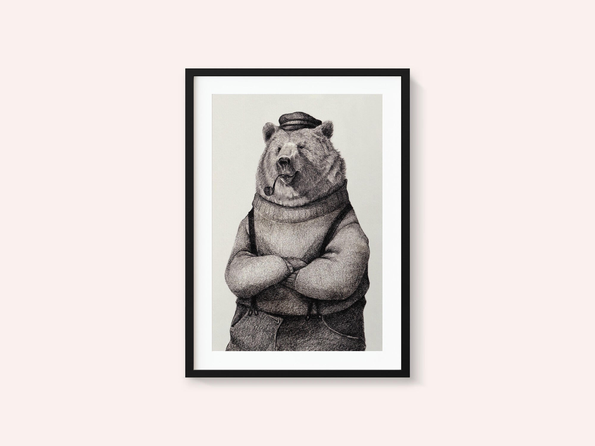 Bear In Vintage Attire