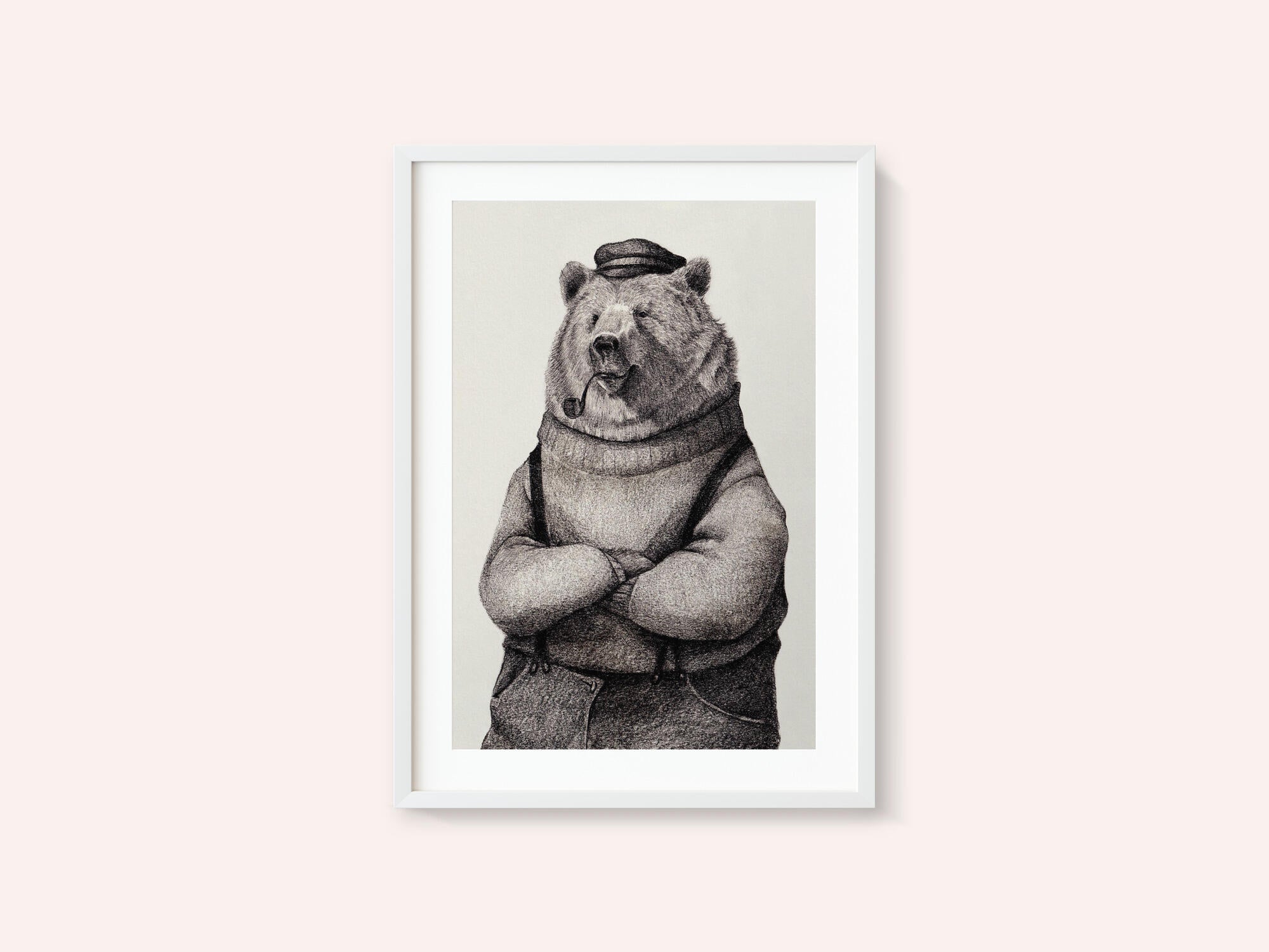 Bear In Vintage Attire