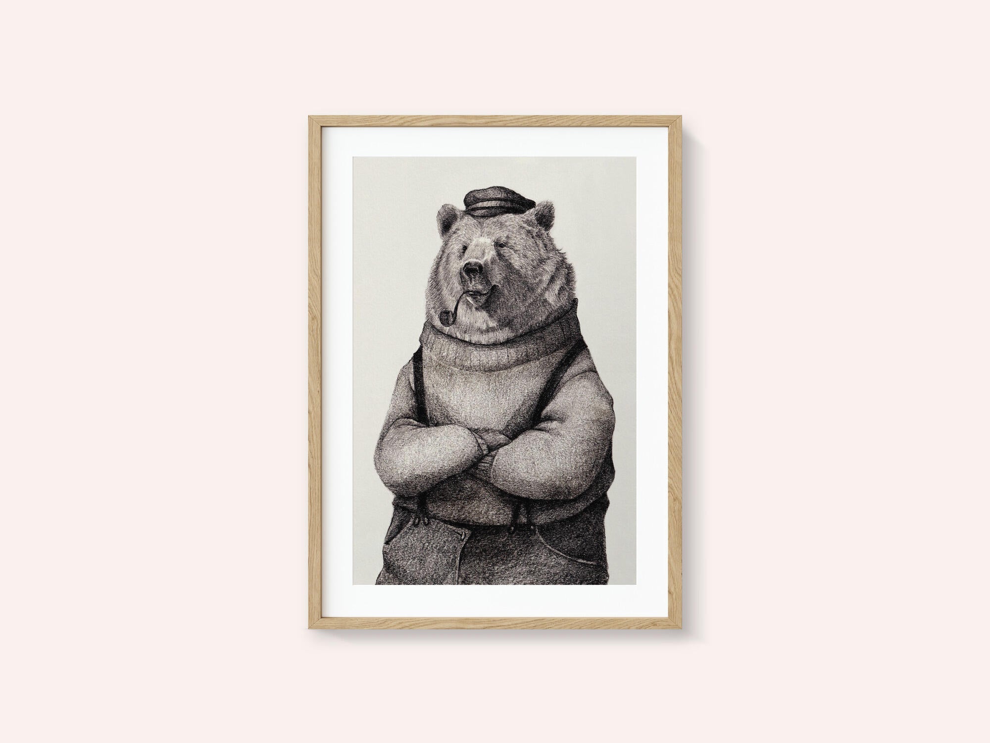 Bear In Vintage Attire