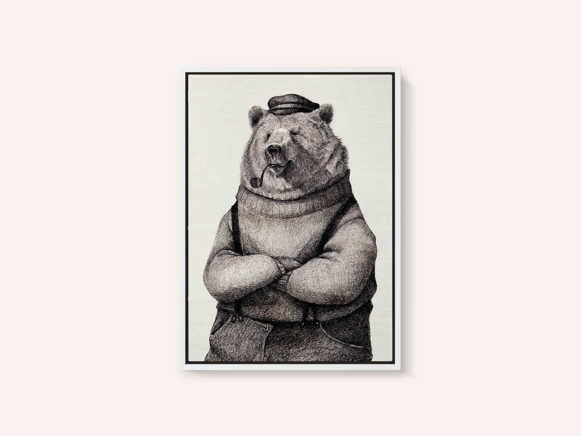 Bear In Vintage Attire