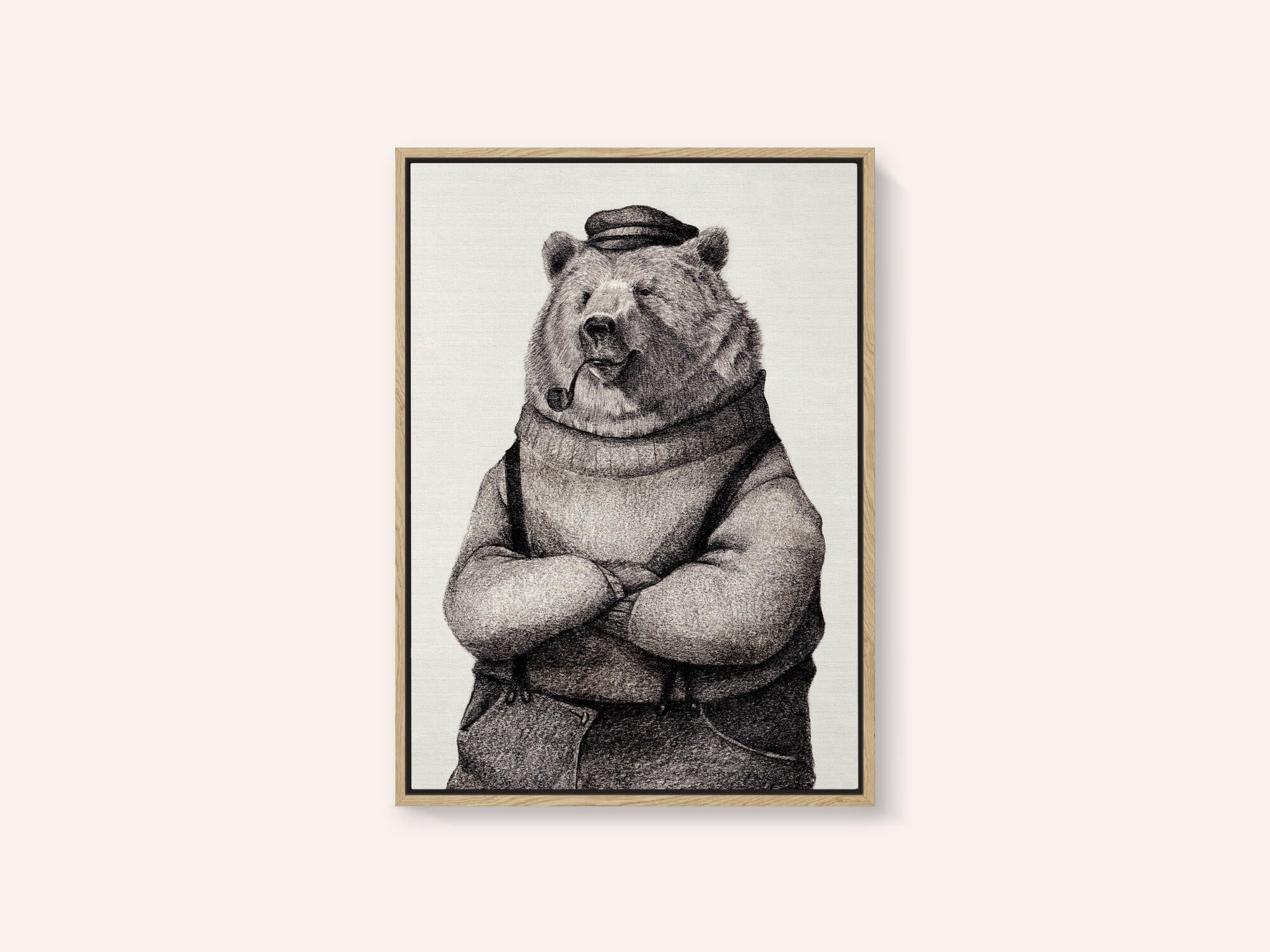 Bear In Vintage Attire