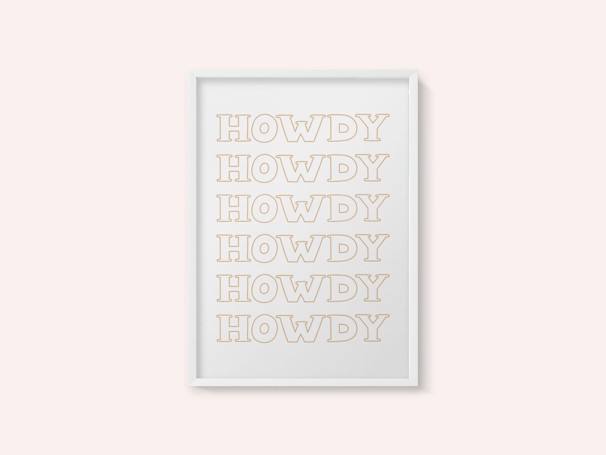Neutral Howdy