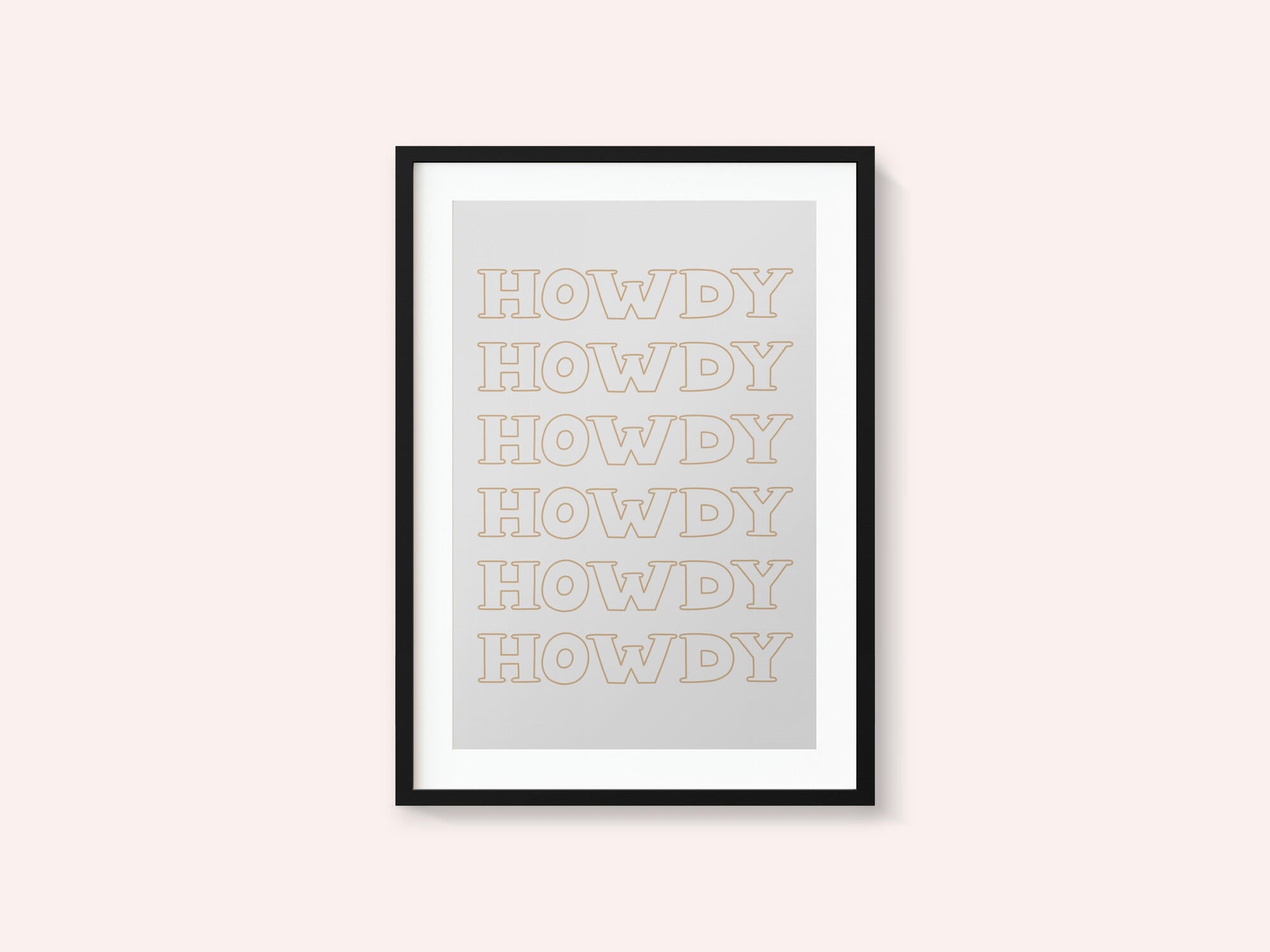 Neutral Howdy