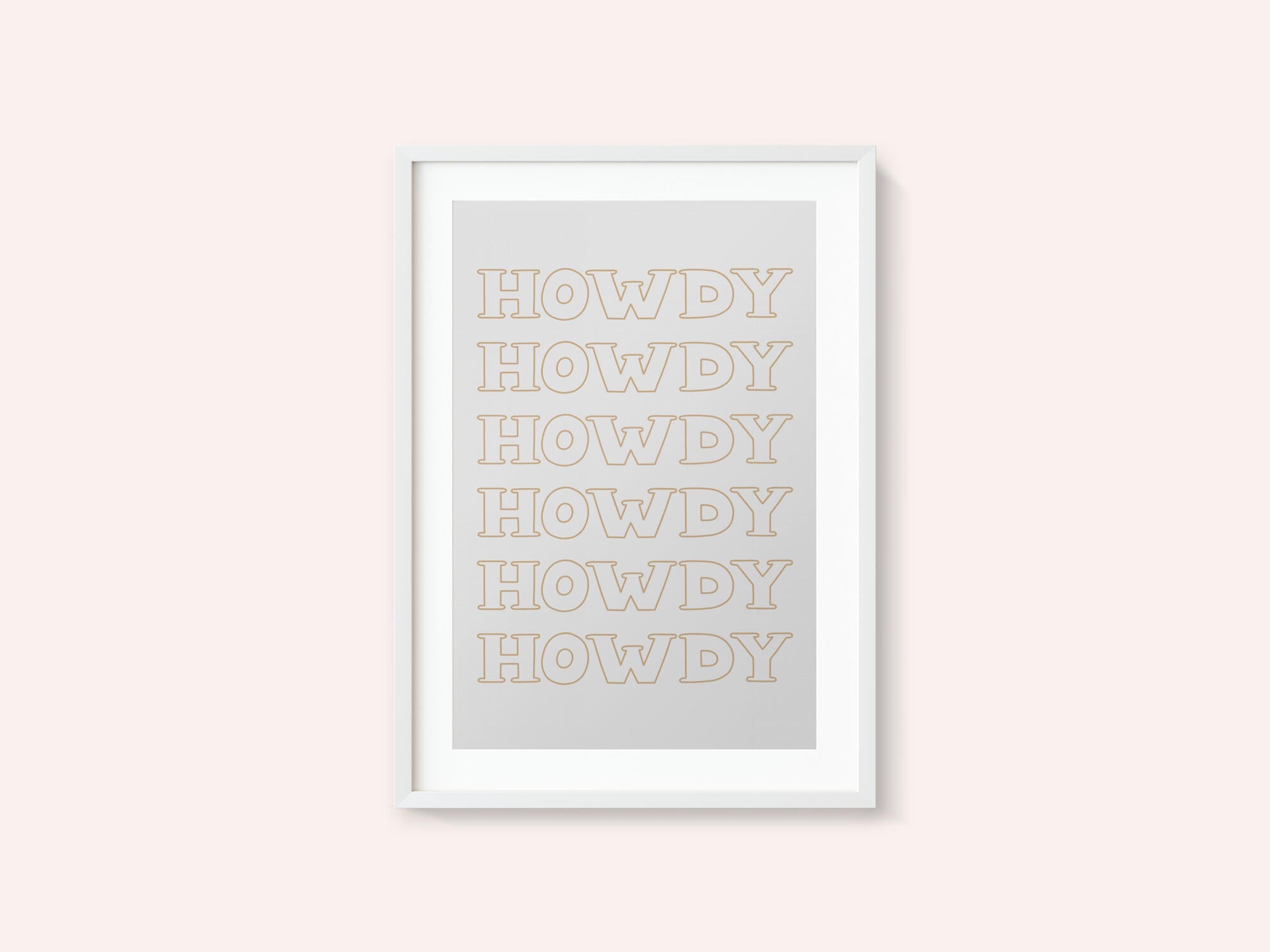 Neutral Howdy