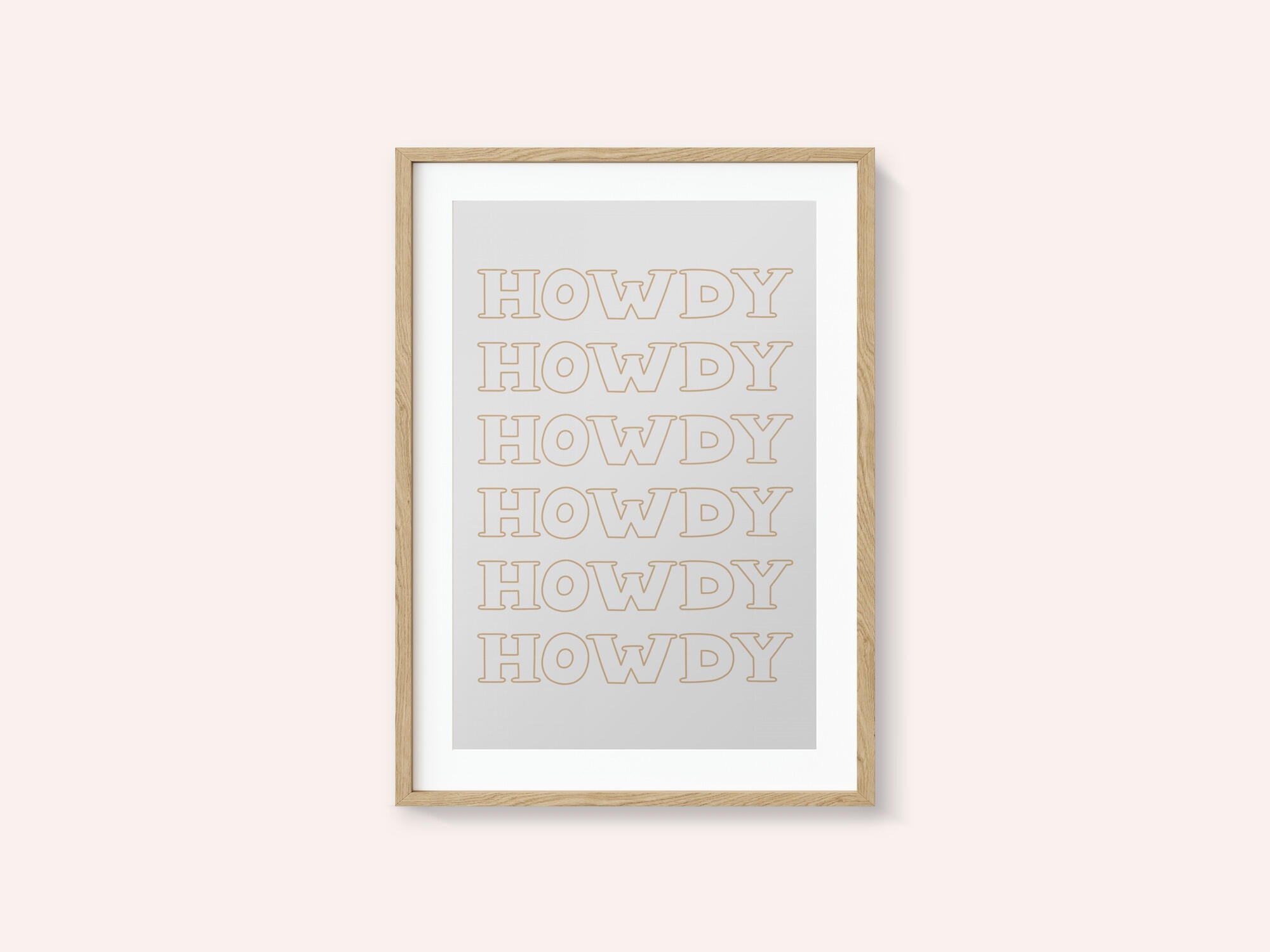 Neutral Howdy