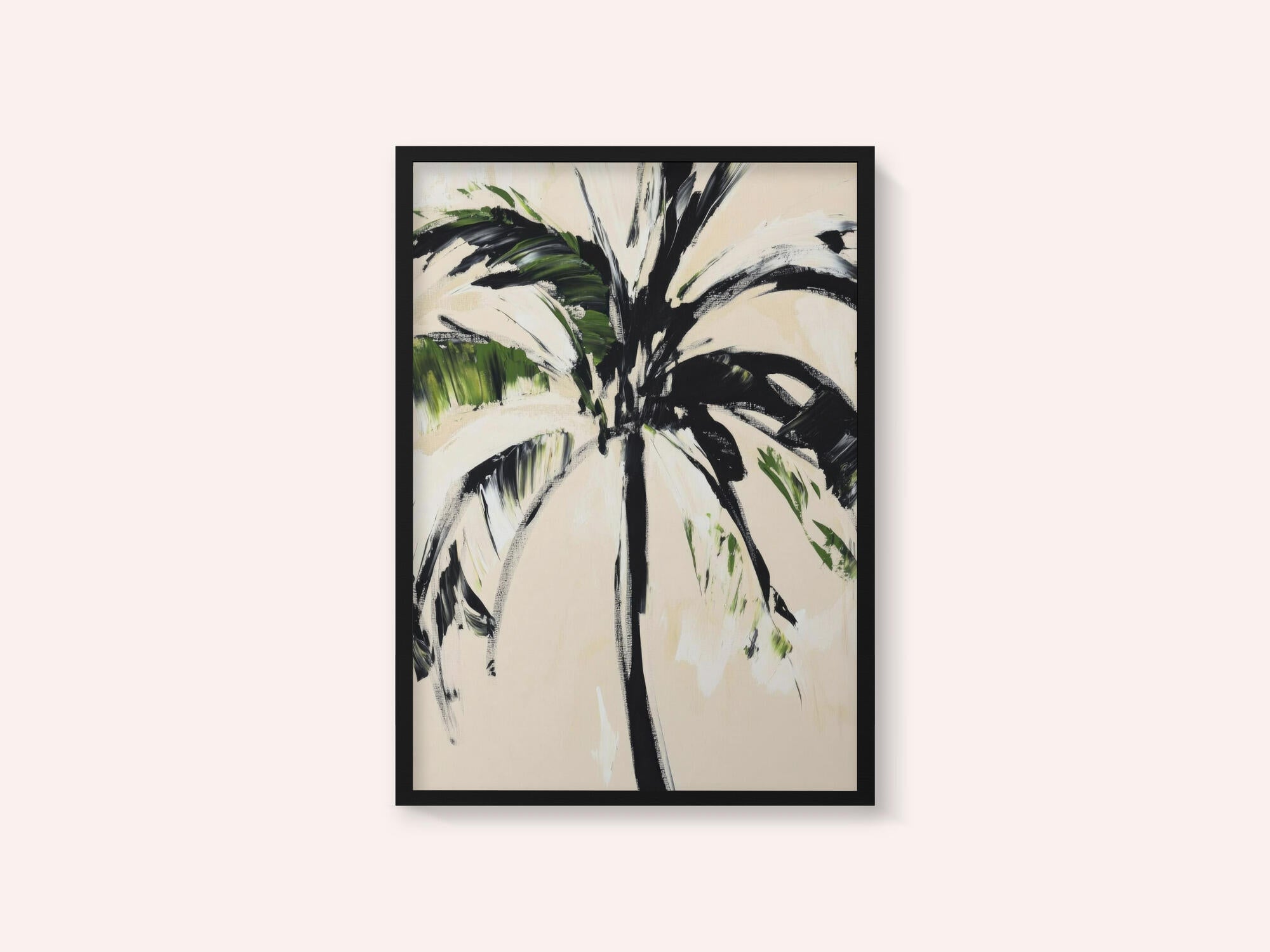 Abstract Palm Tree