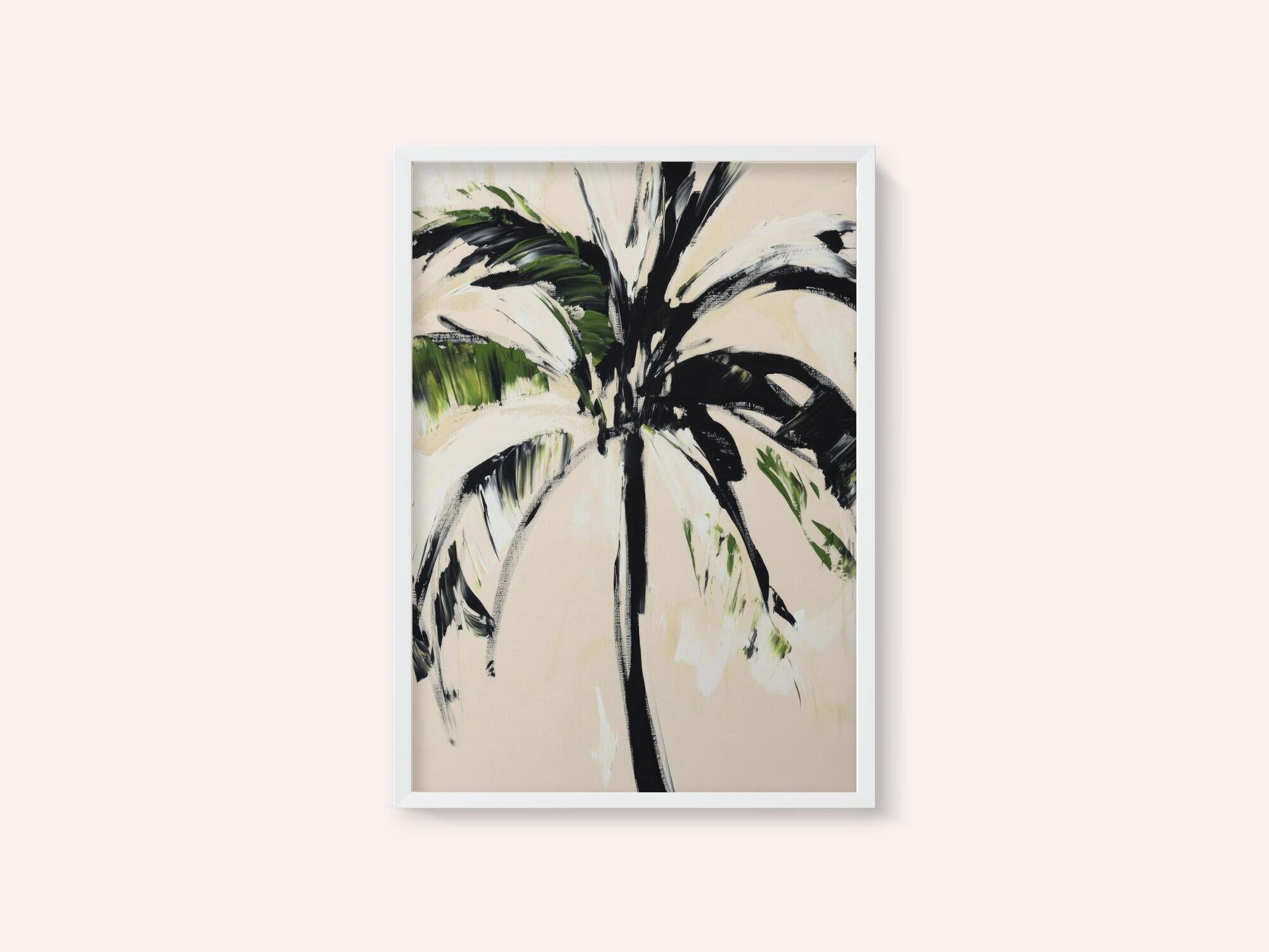 Abstract Palm Tree