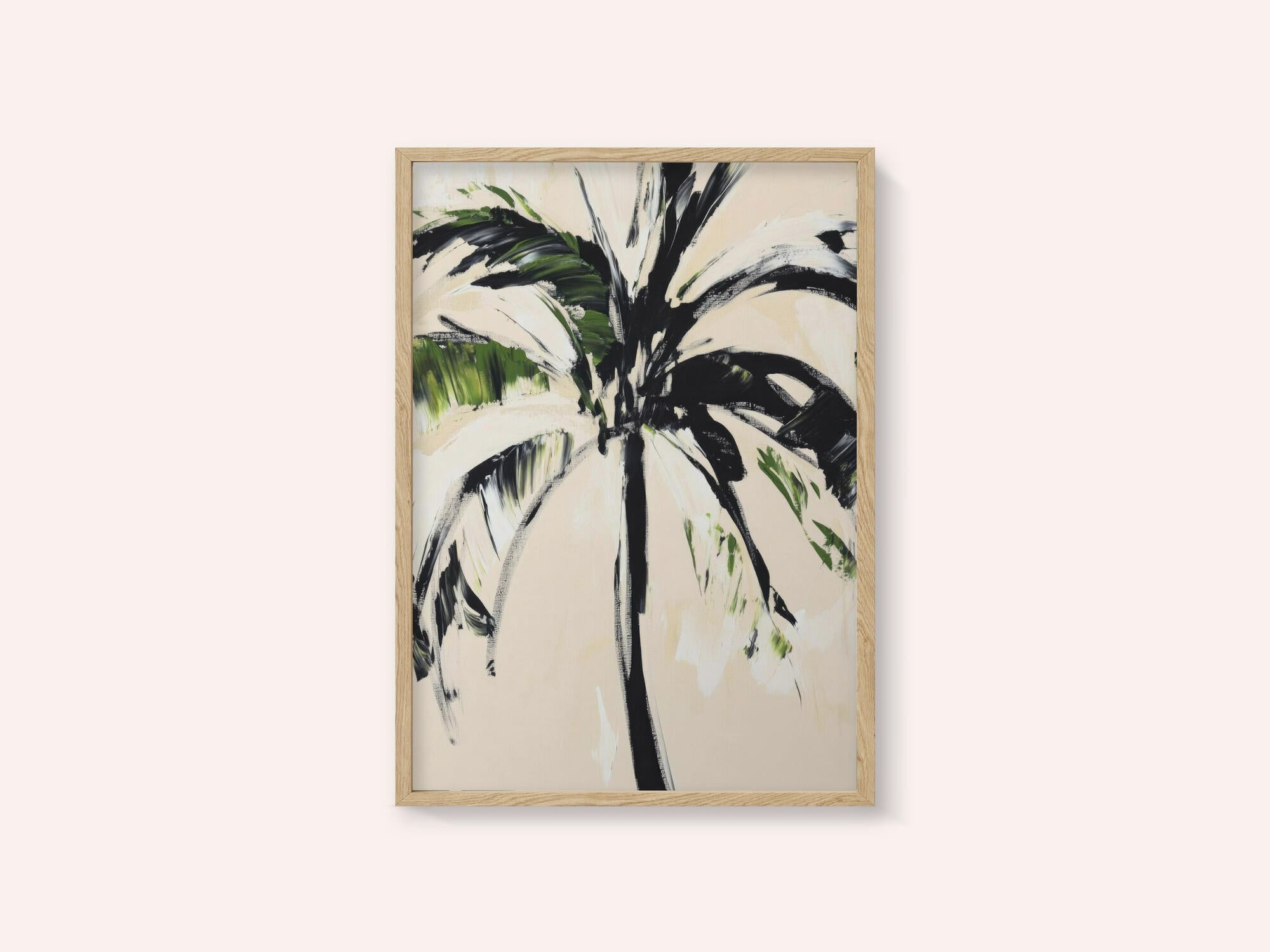 Abstract Palm Tree