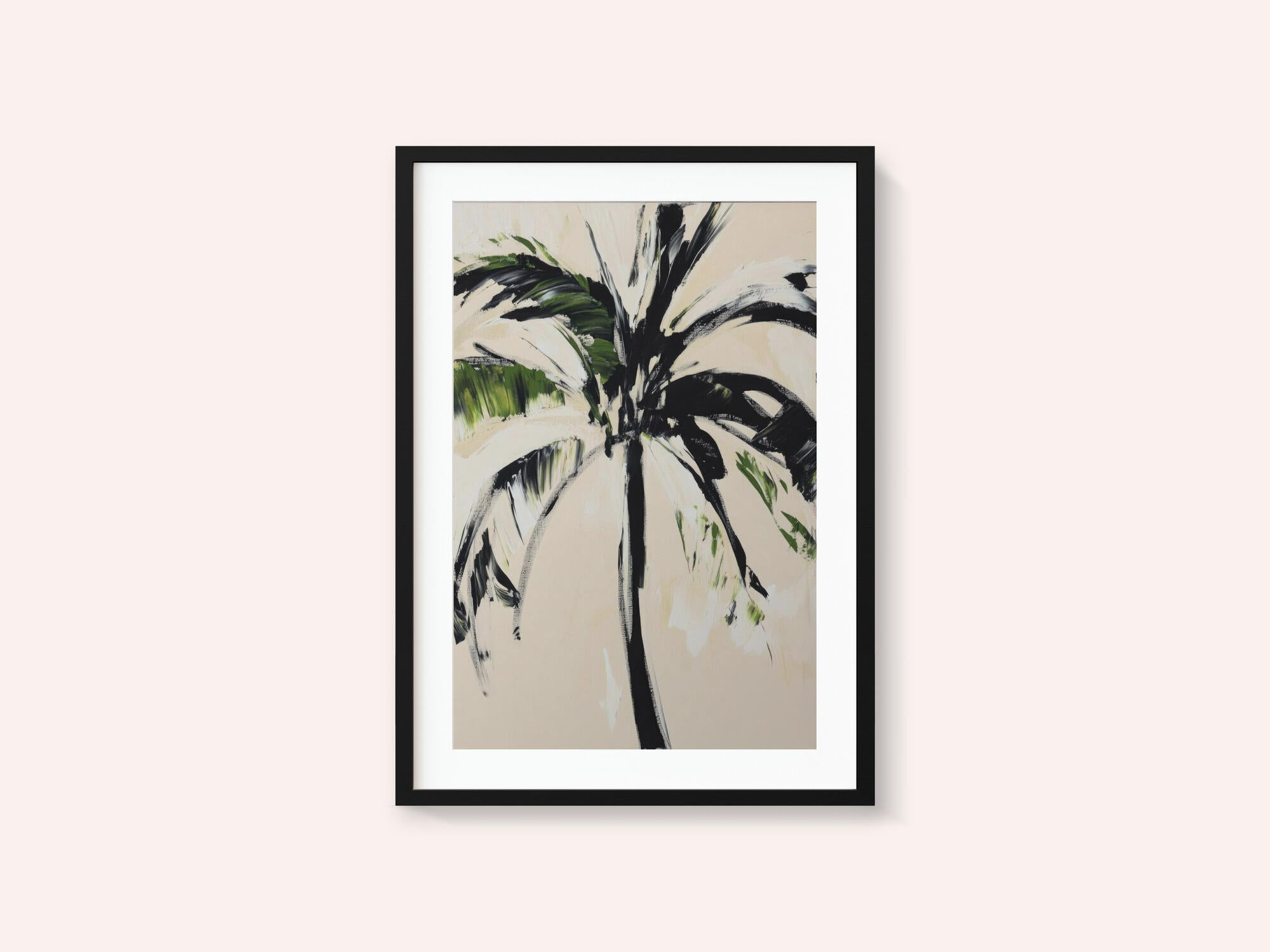 Abstract Palm Tree